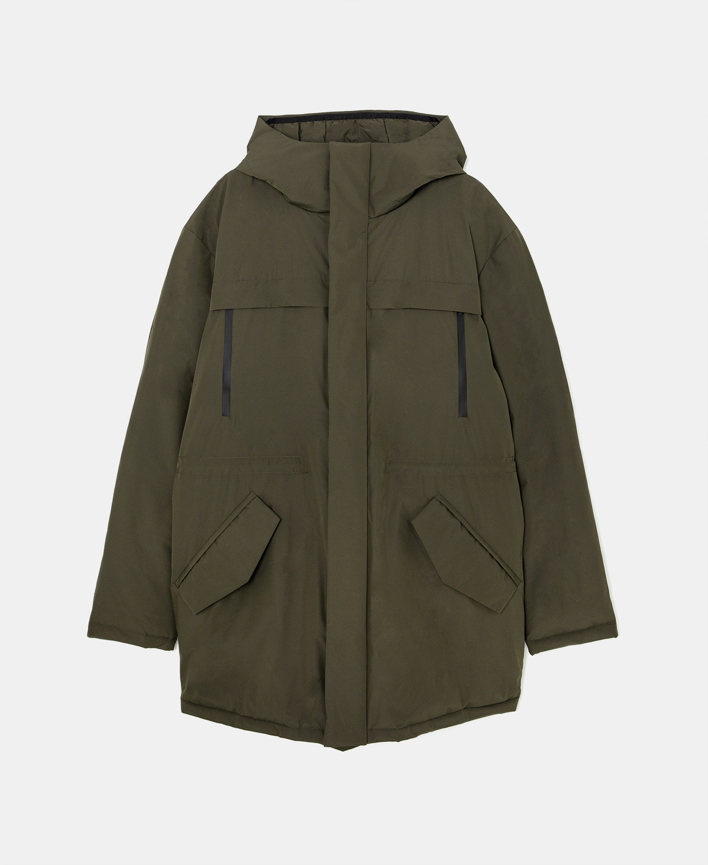 Padded coat with hood image number 5