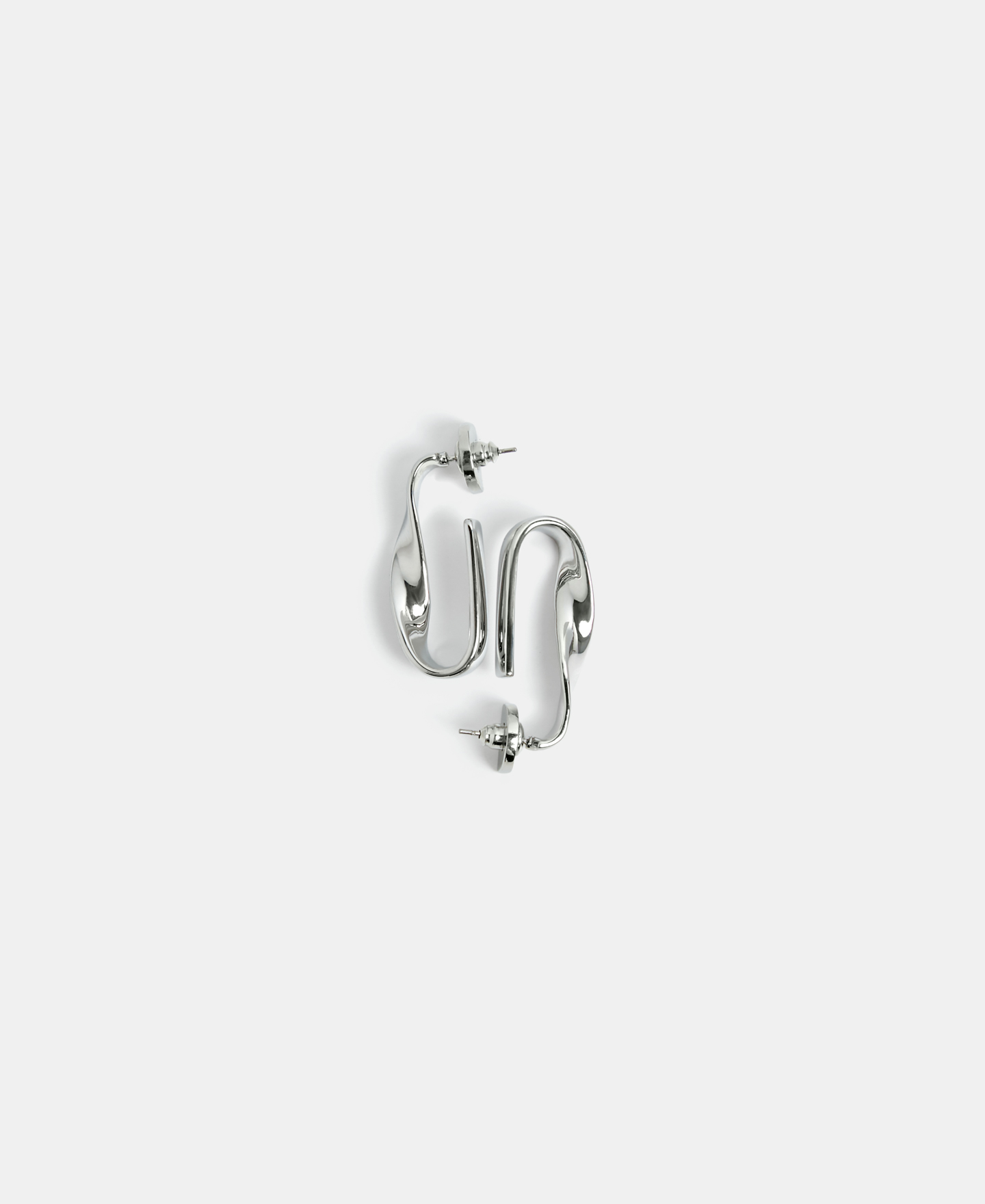 Imperfect chain links long earrings image number 3