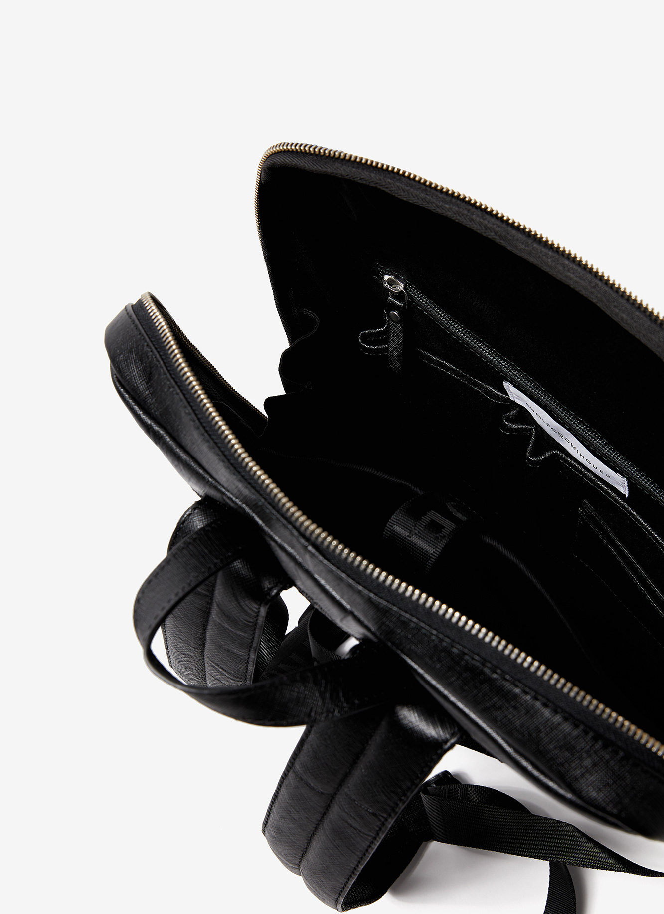 Saffiano leather backpack image number 1