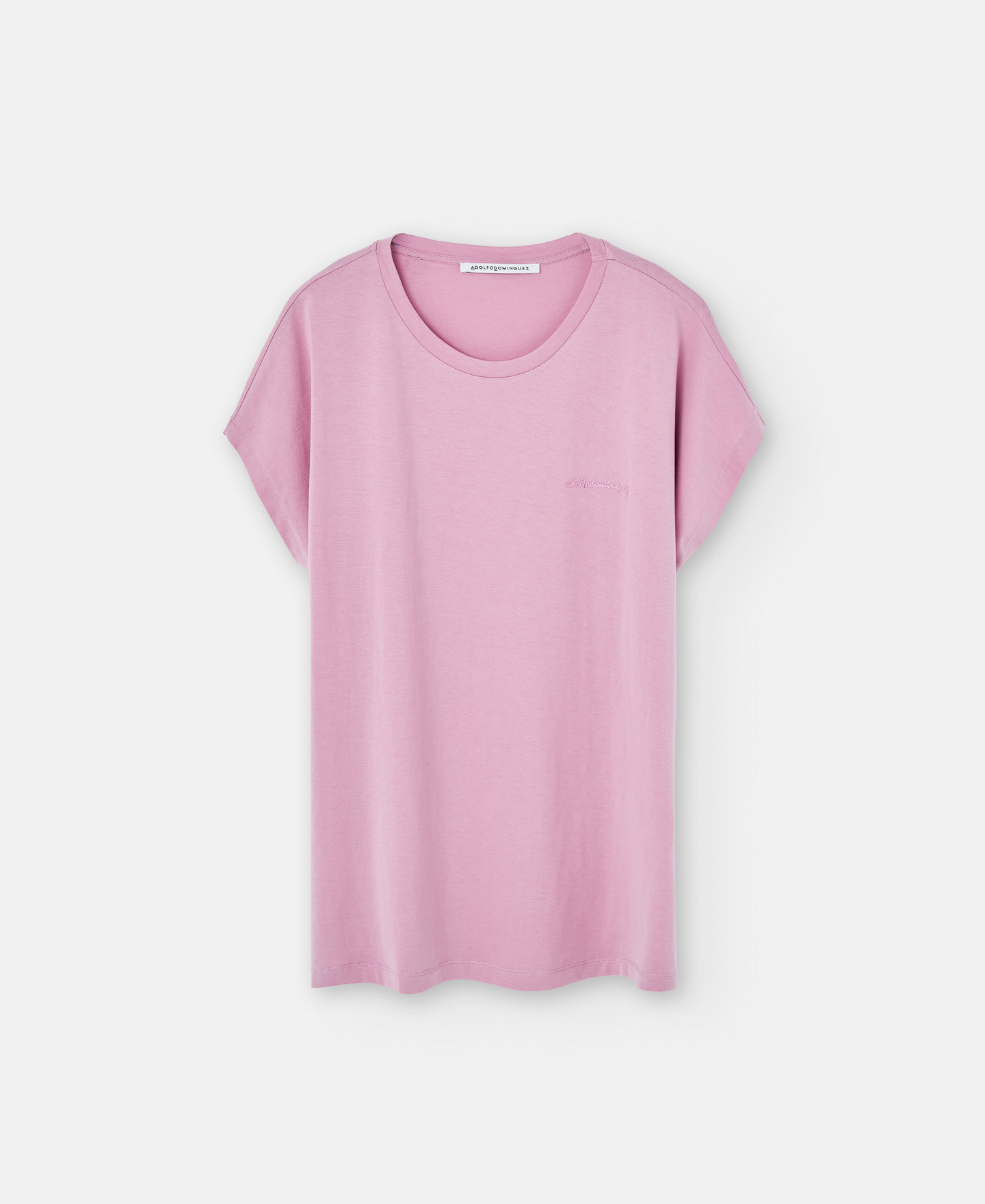 Crew neckline cotton t-shirt image number 0