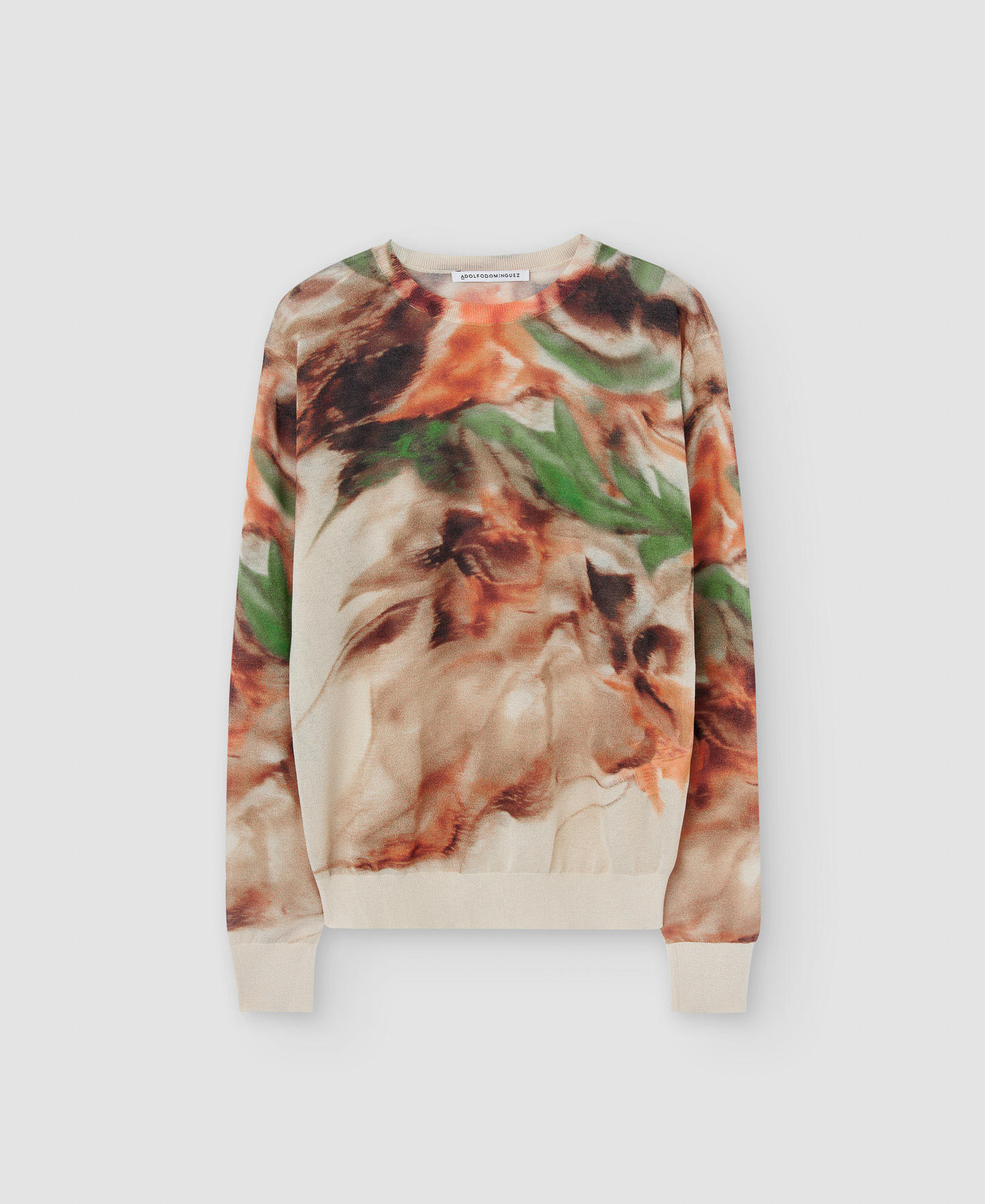 Responsible viscose printed sweater image number 4
