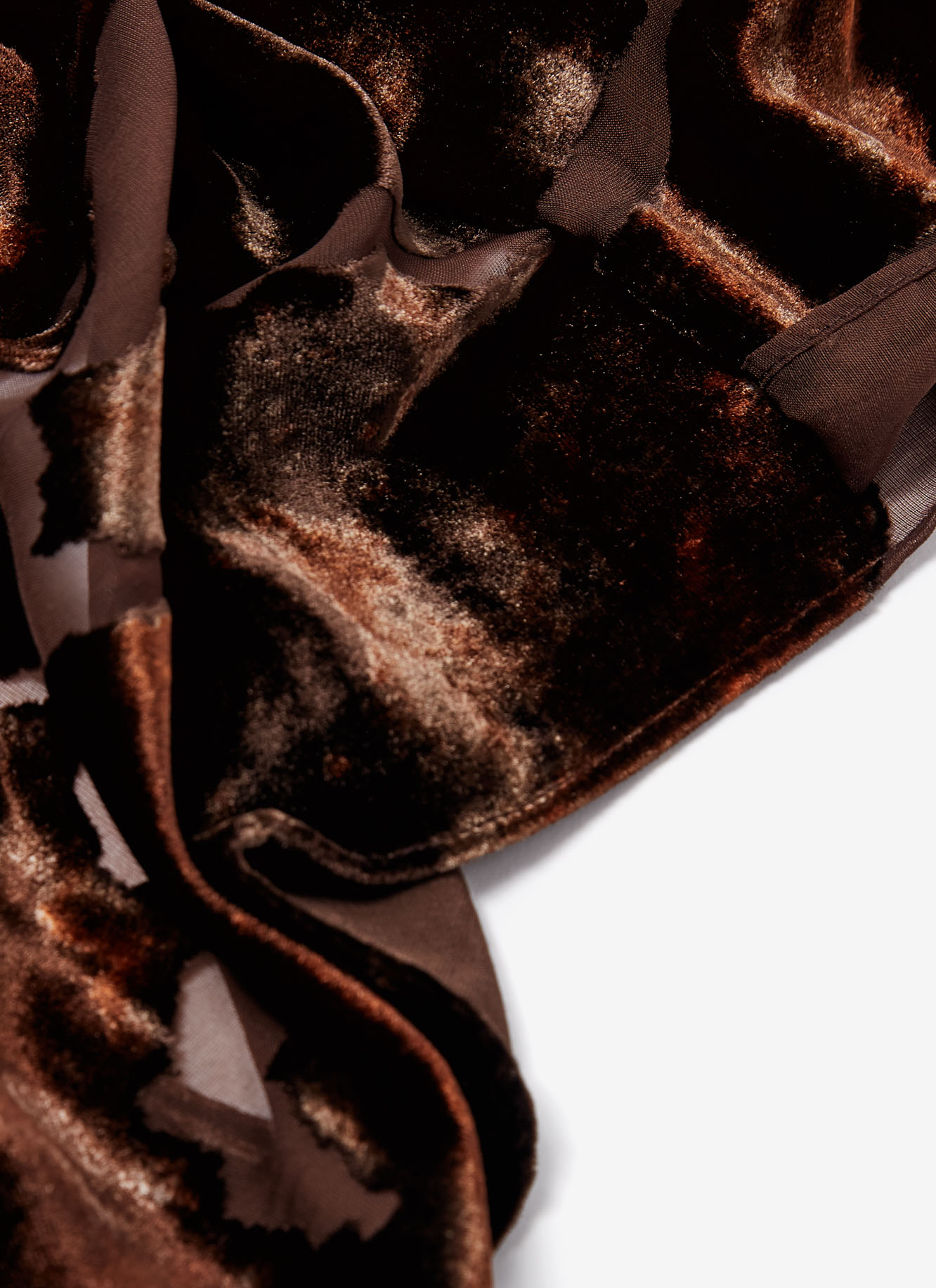 Foulard with mineral devoré image number 1