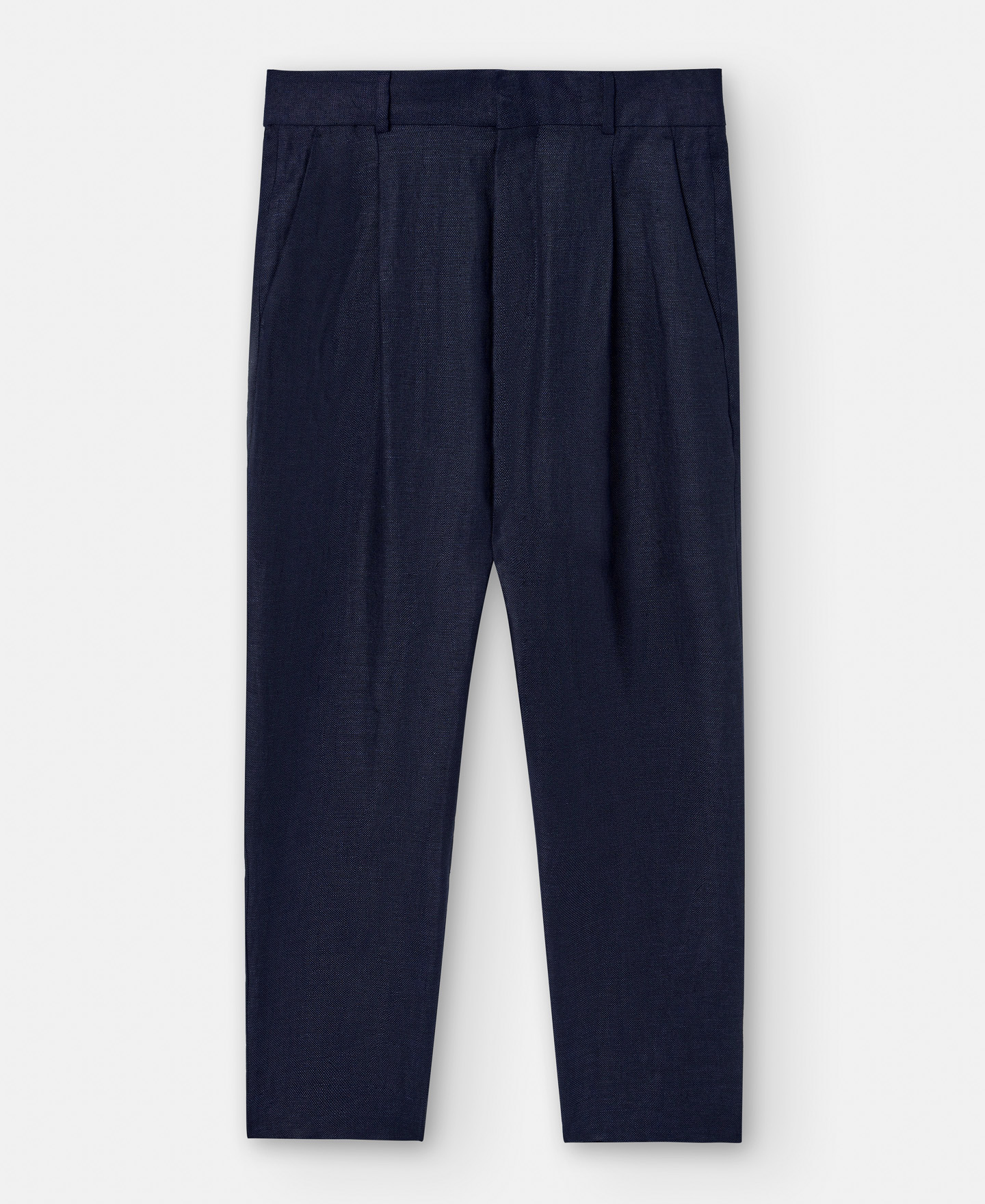 Carrot silhouette trousers with darts image number 4
