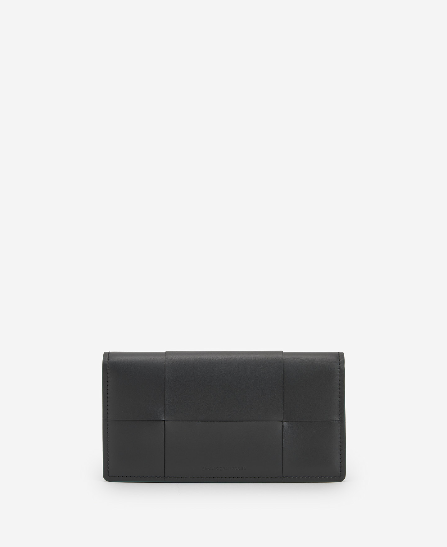 Responsible black leather wallet women image number 0