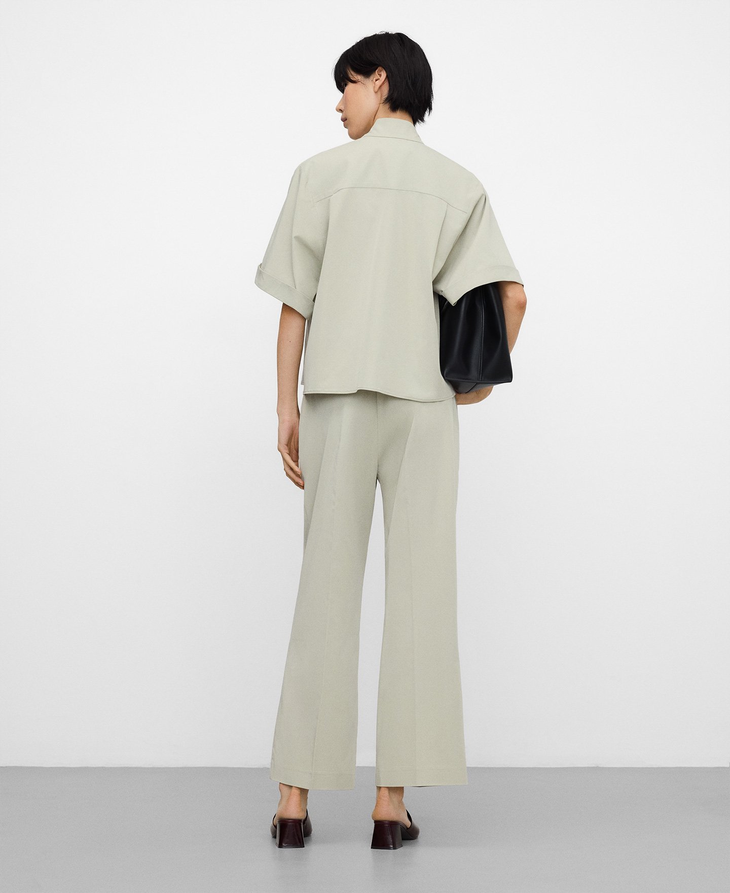 Ankle-length trousers woman image number 2
