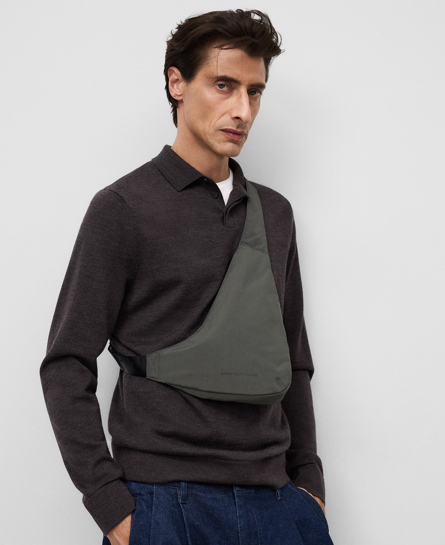 Crossbody nailon hombre image number 4