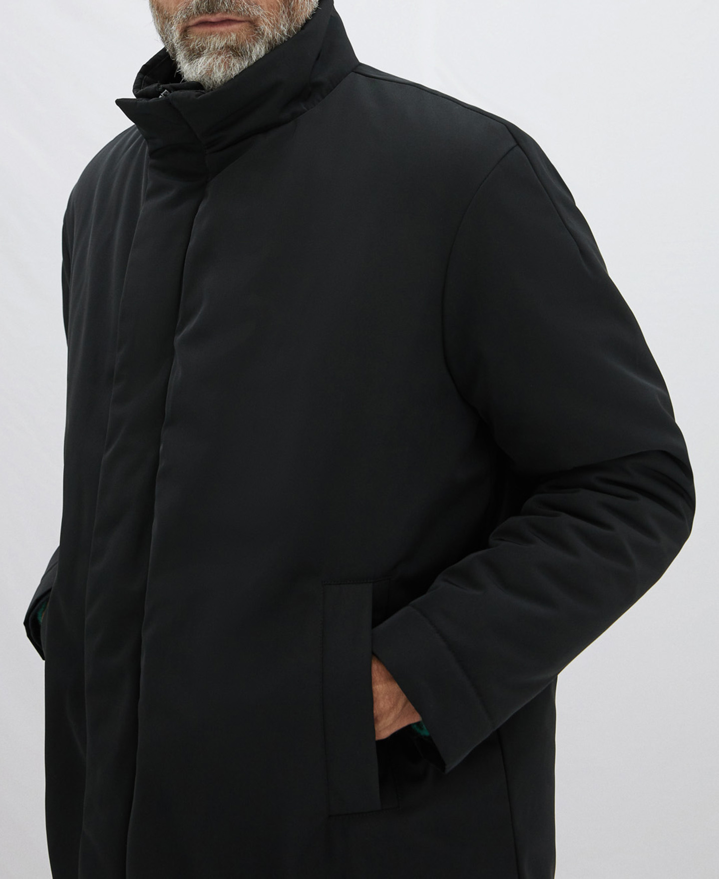 Long padded coat image number 3
