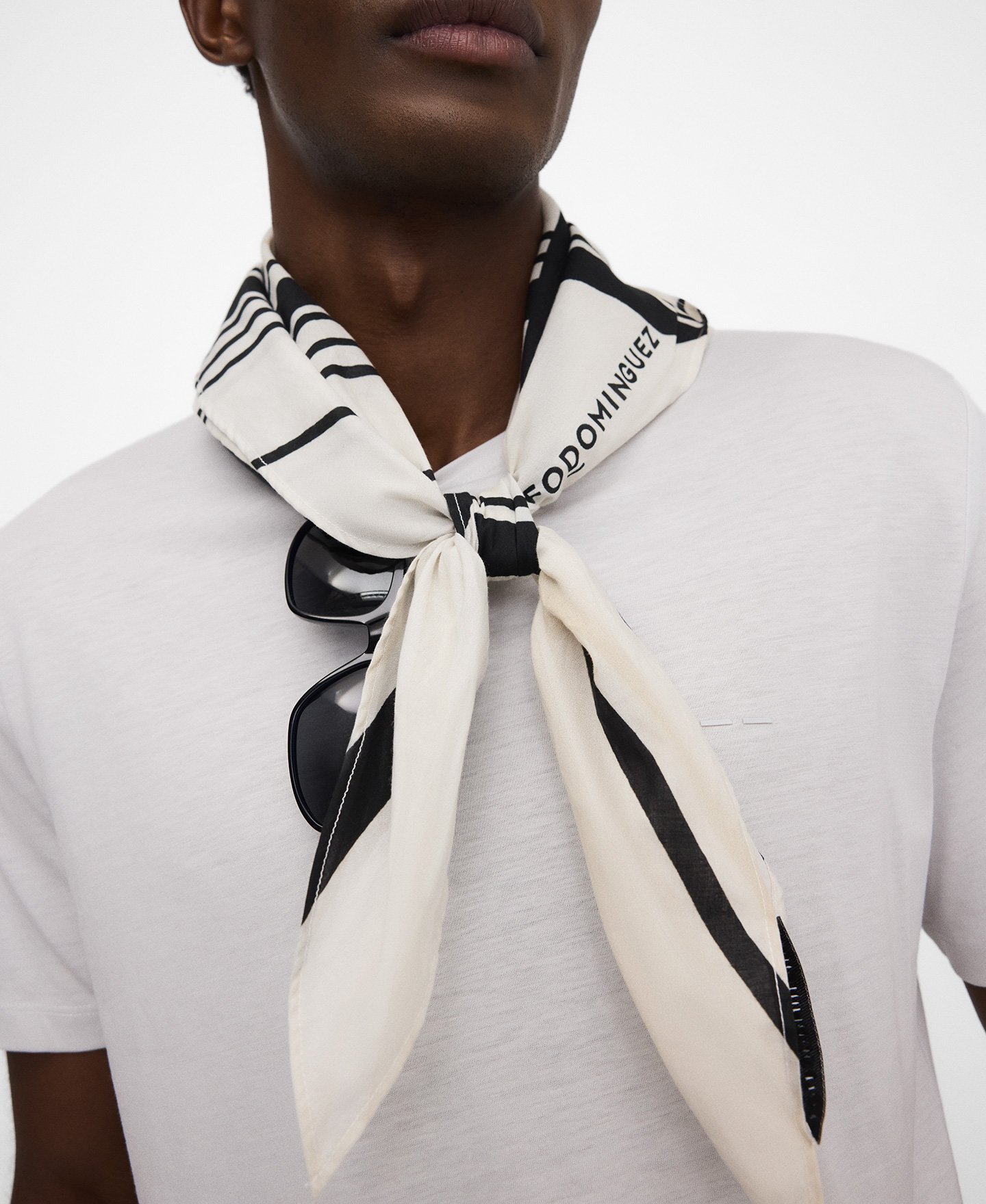 Chal rombo estampado algod&oacute;n image number 3