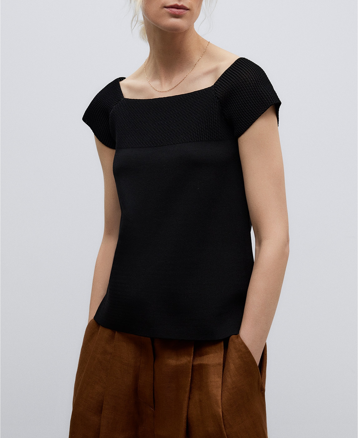 Flowy T-shirt woman image number 0