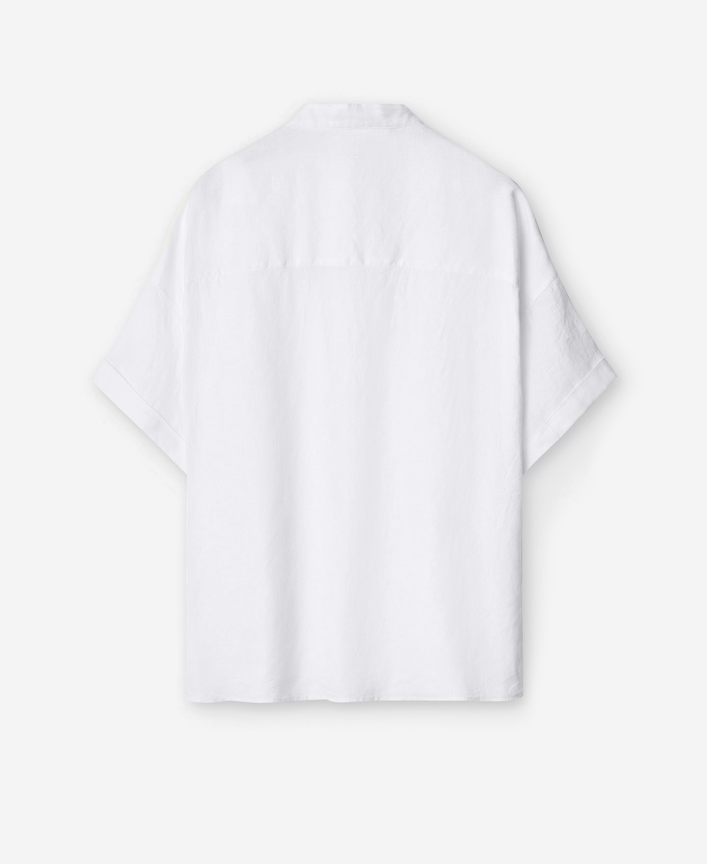 European linen short sleeve shirt image number 5