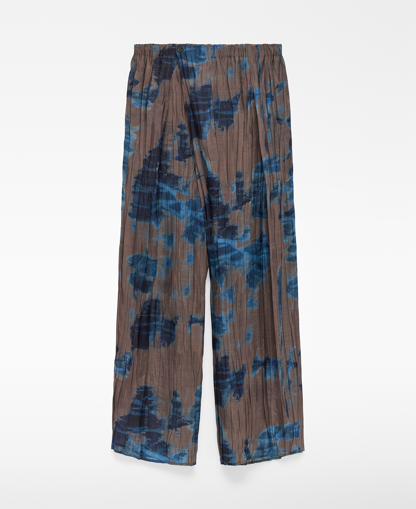 Pantalón pareo crinkle estampado mujer image number 4