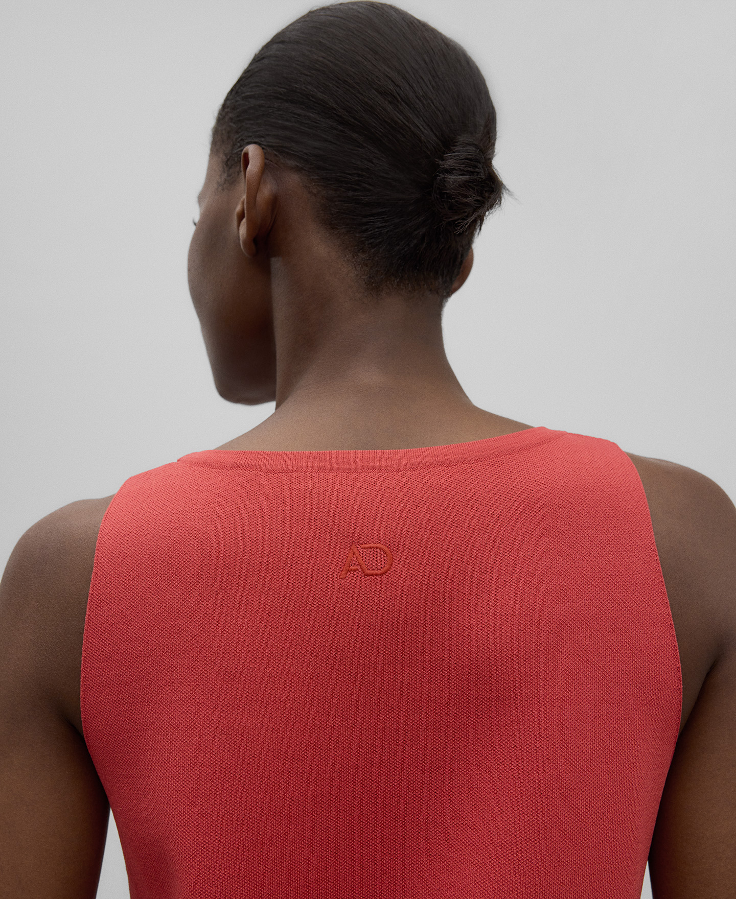 Sleeveless knit top woman image number 3