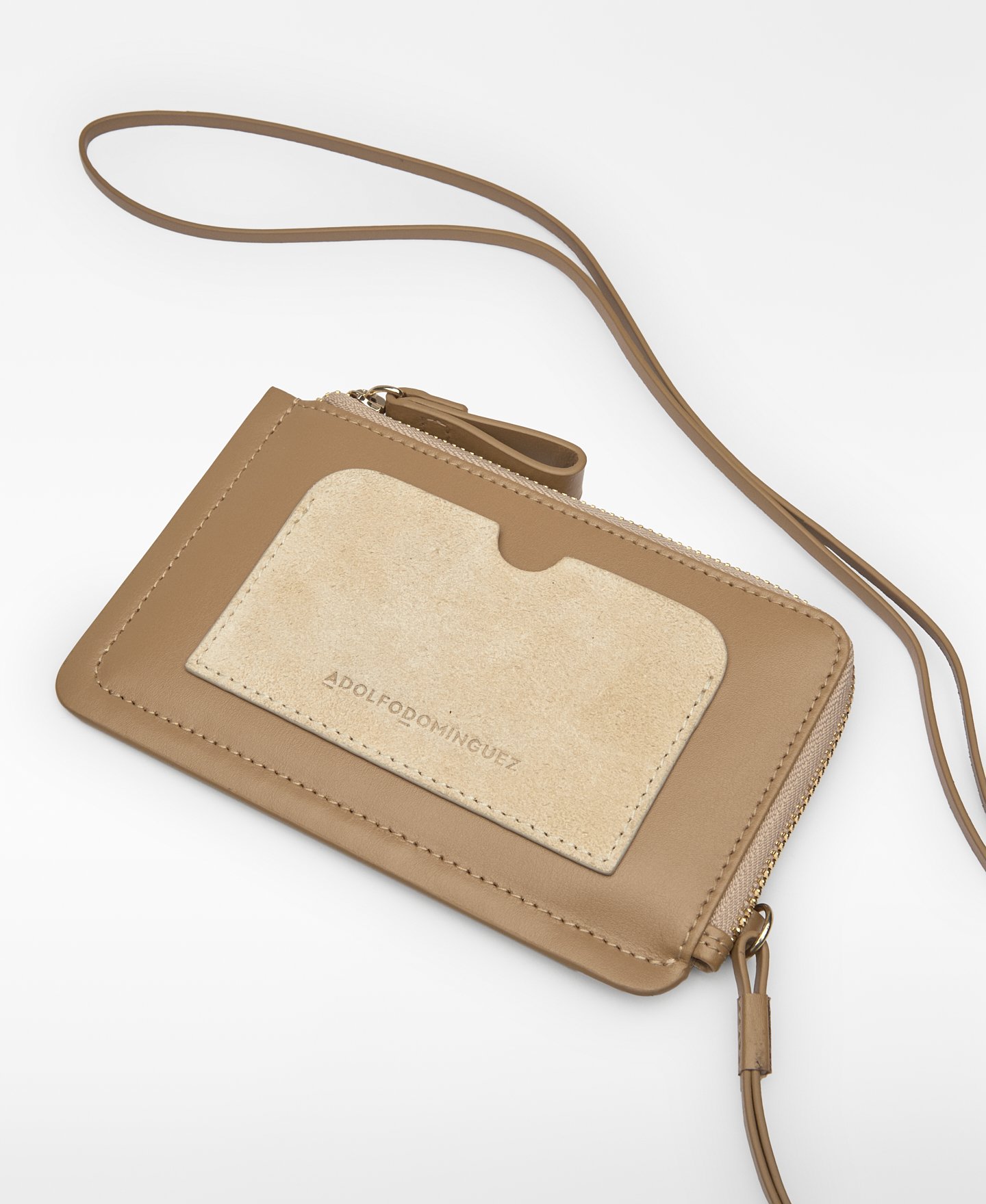 Dorna suede wallet with strap woman image number 2