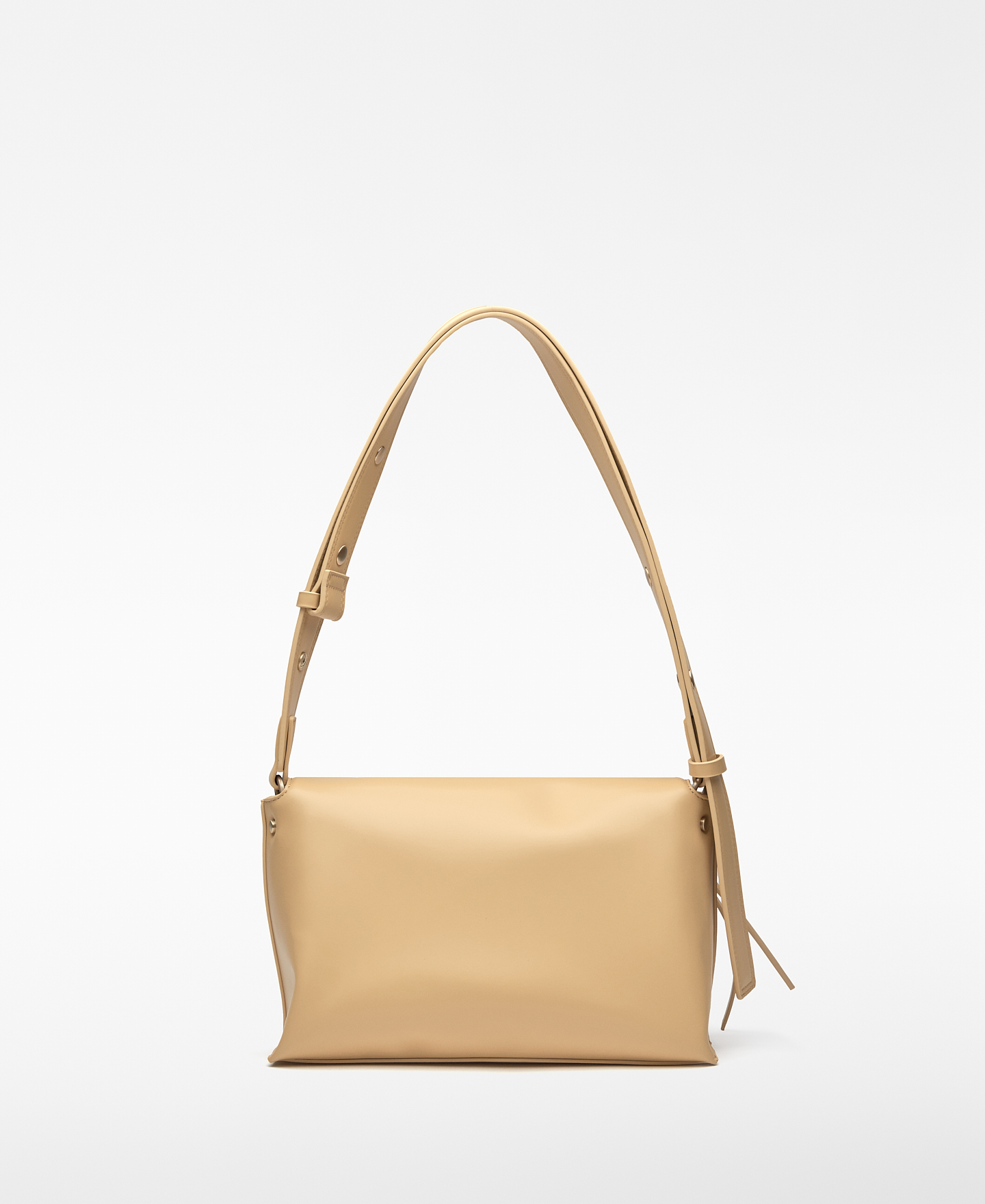 Bolsa de ombro com aba em Pele Não Pele mulher image number 1