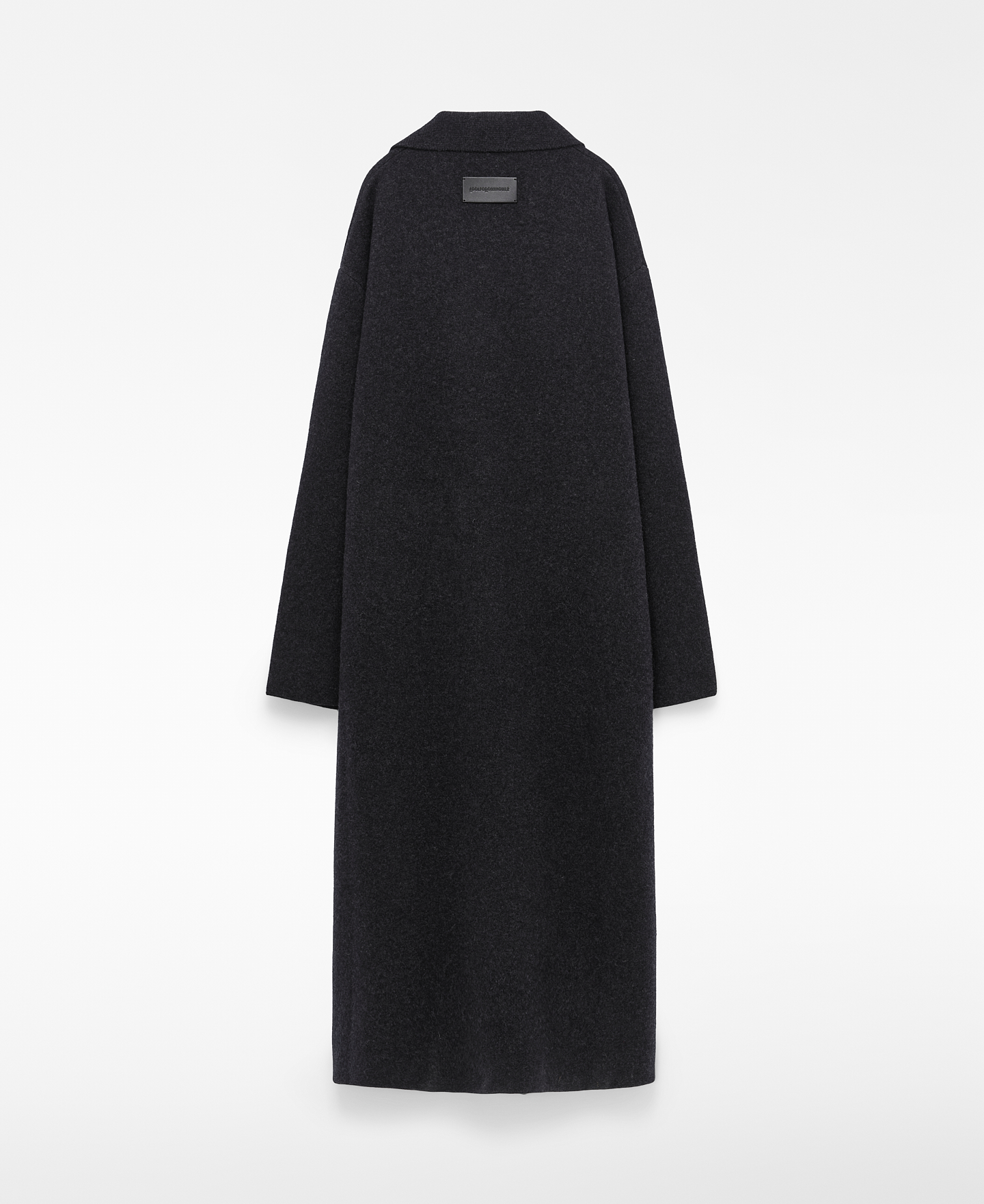 Merino wool long double-breasted coat image number 5