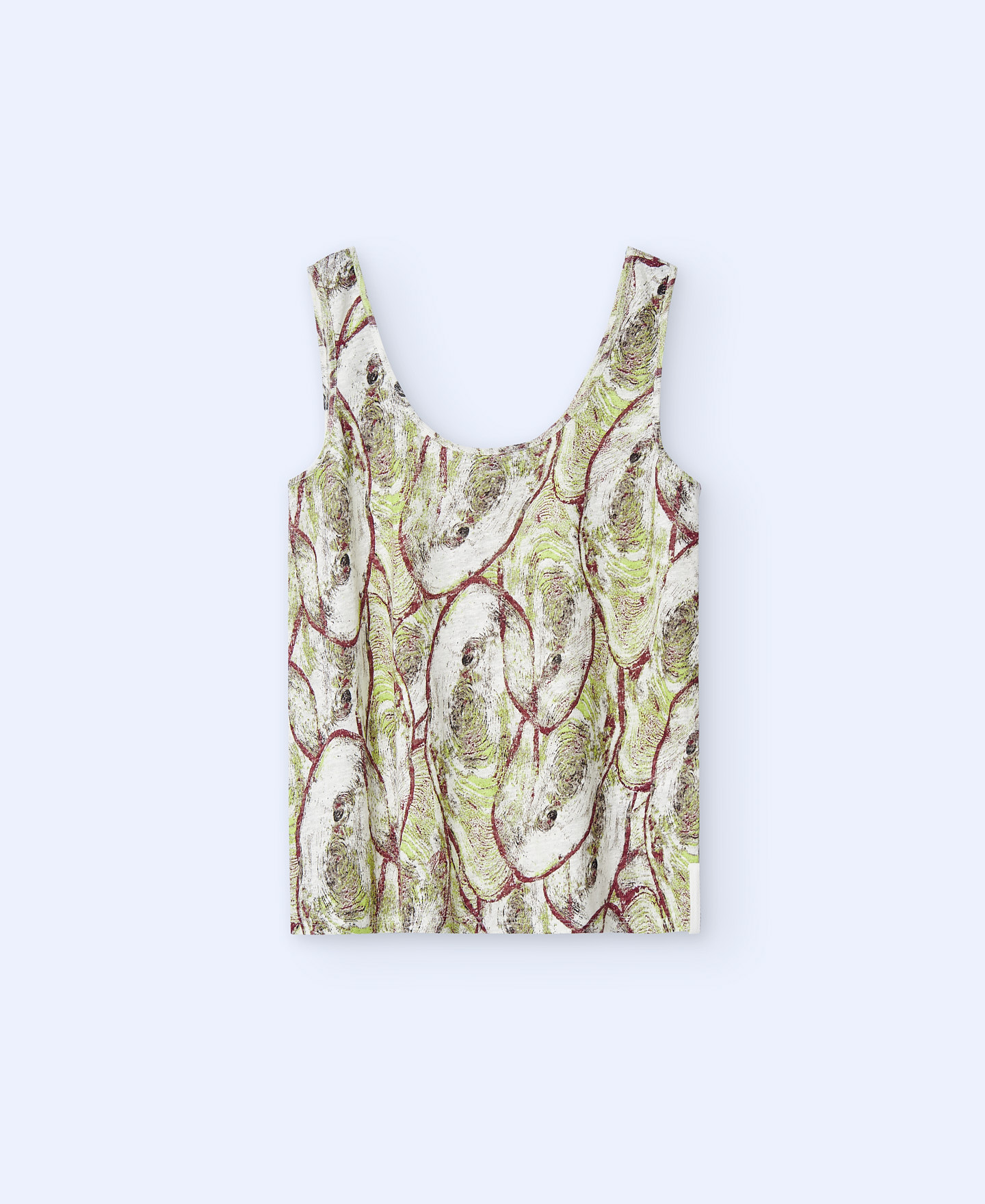 Camiseta estampada tirantes image number 0