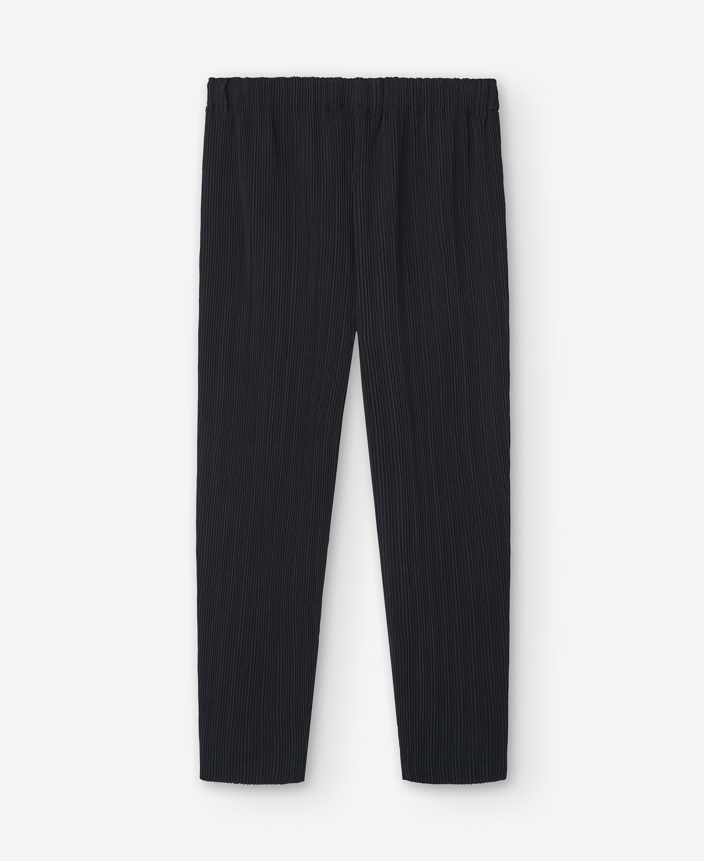 Black crinkle trousers image number 2