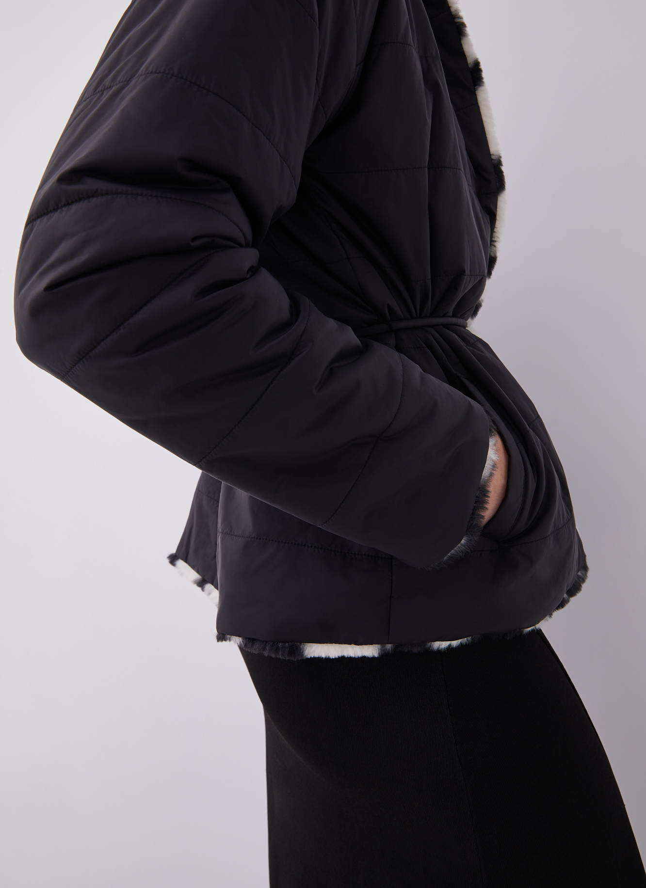 Anorak envolvente reversible image number 5