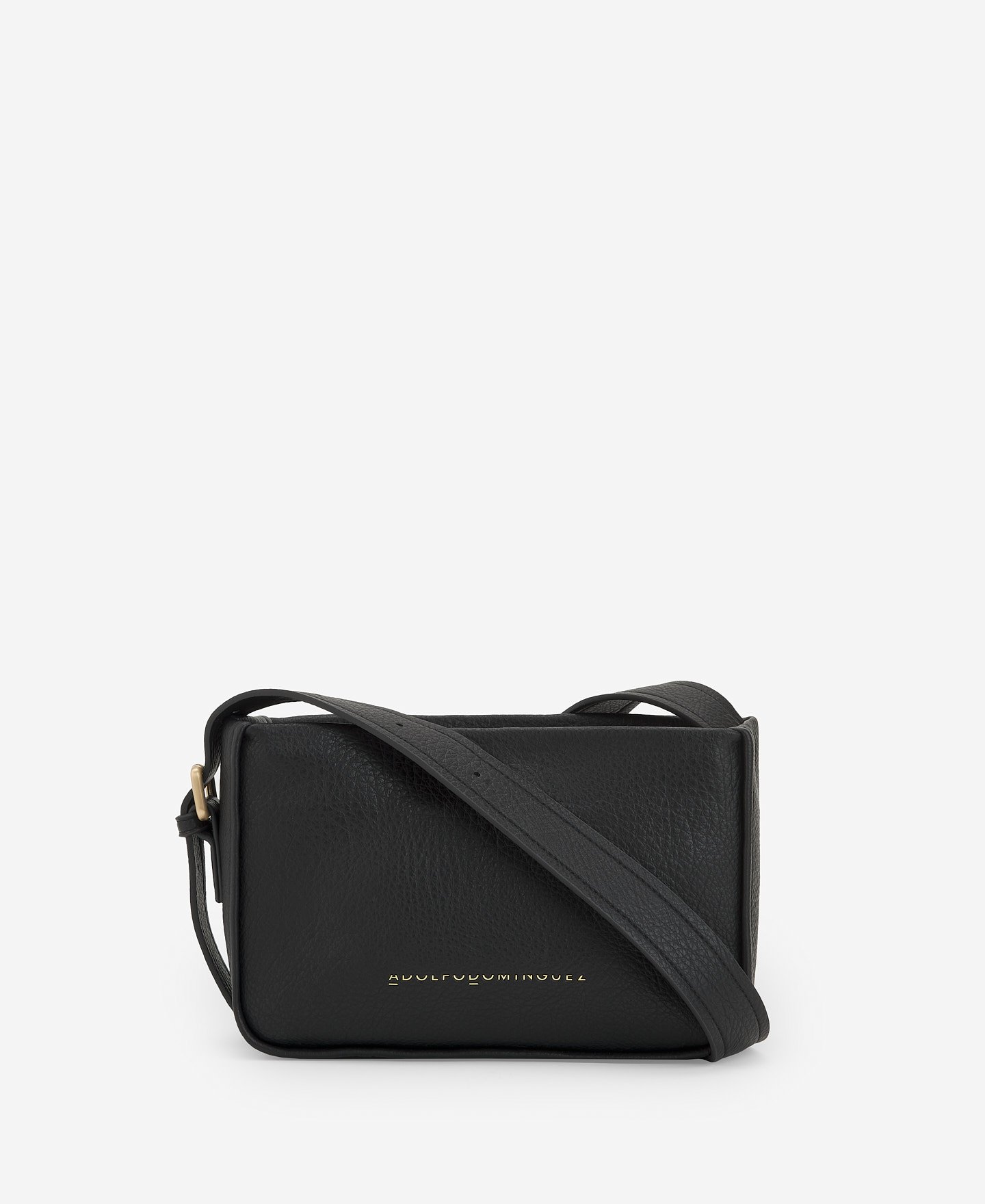 Medium shoulder bag in grain texture image number 0