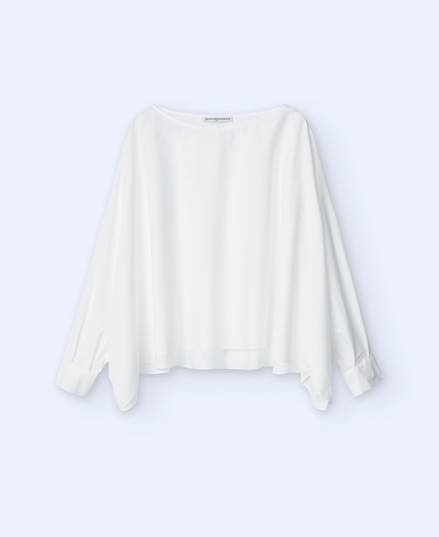 Cotton crew neckline top image number 0