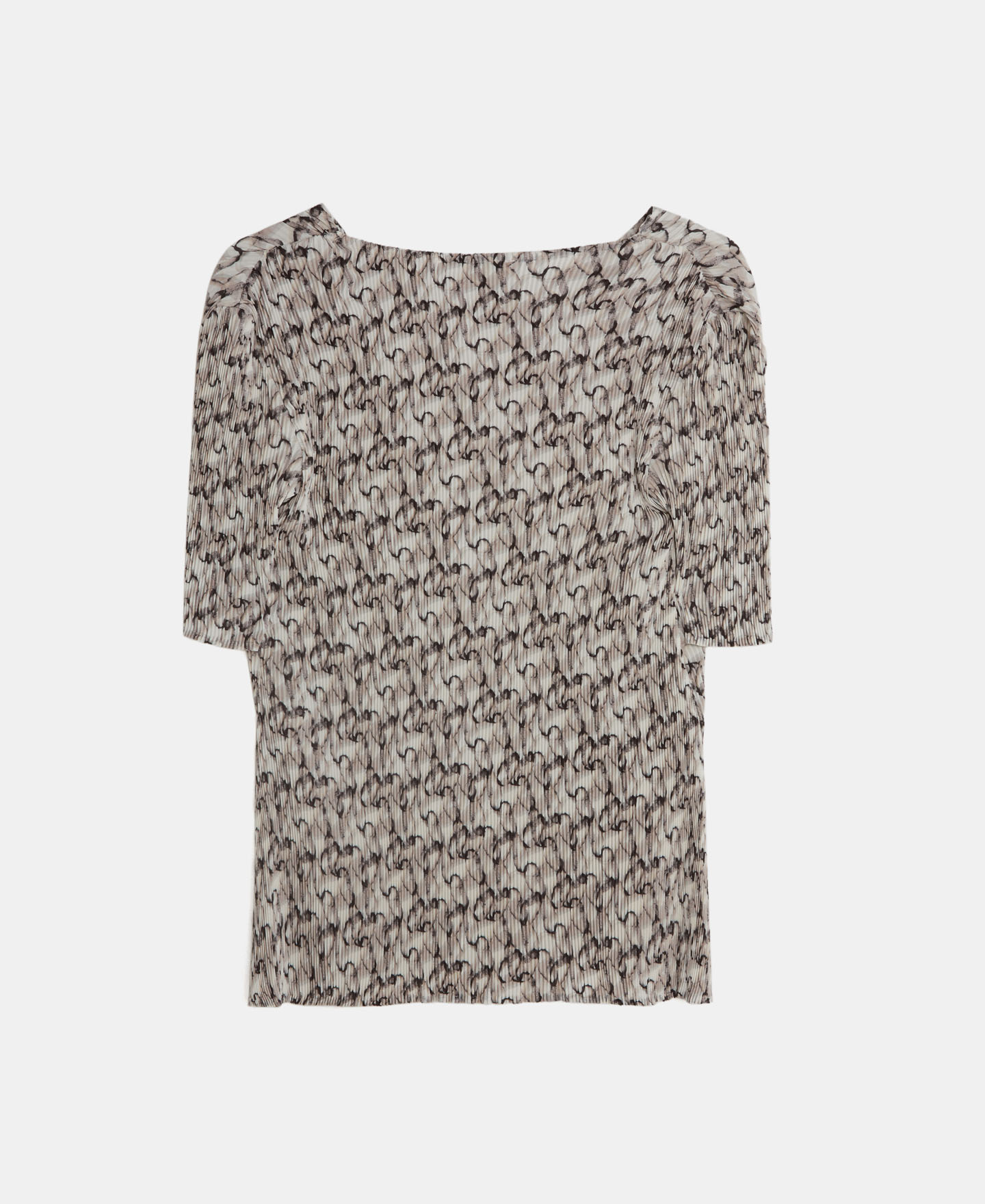 Printed crinkle blouse image number 5