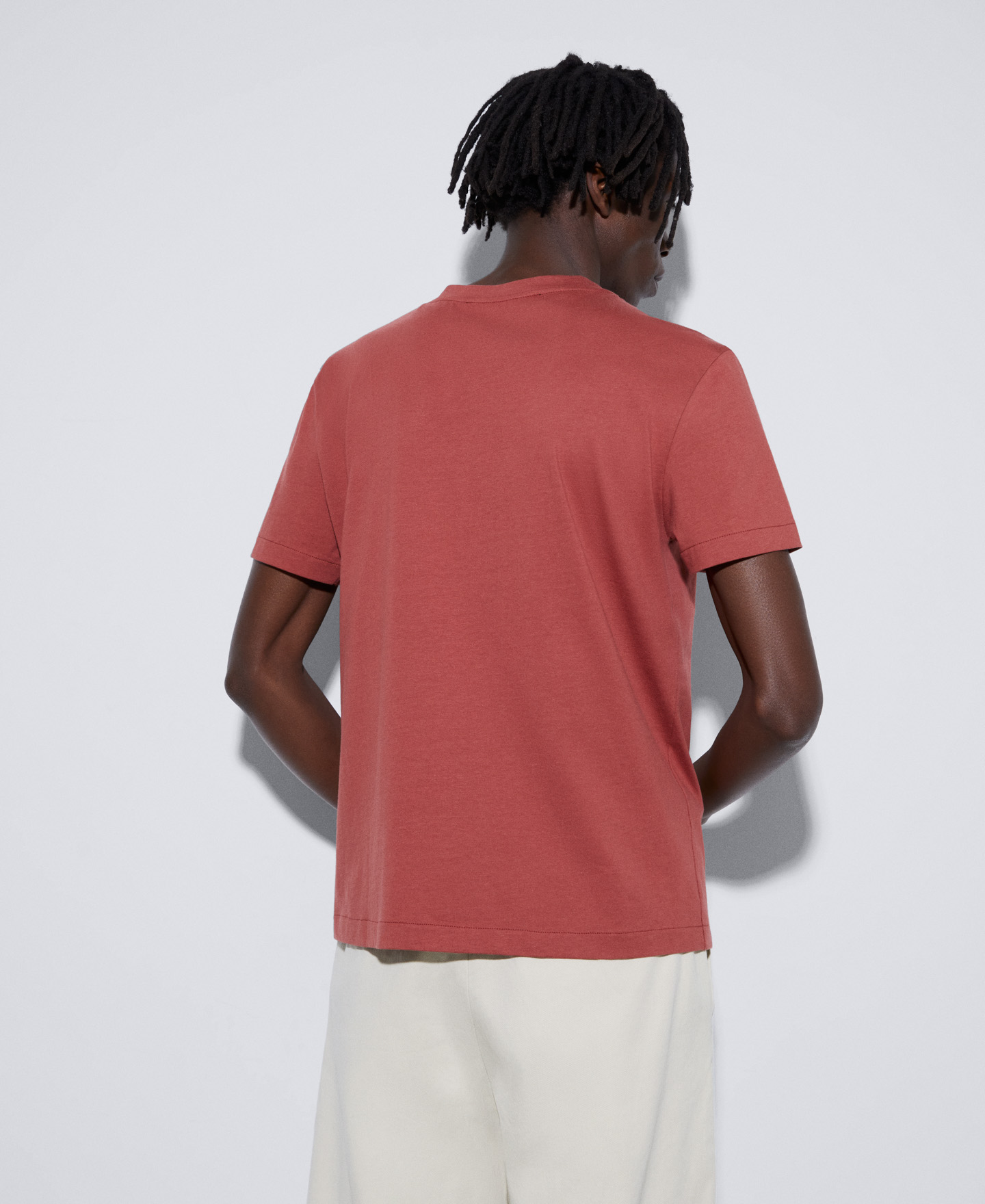 Organic cotton crew neck t-shirt image number 2