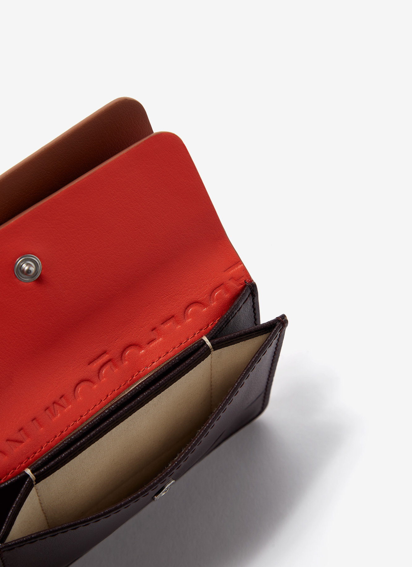 Tricolour bovine leather wallet image number 1