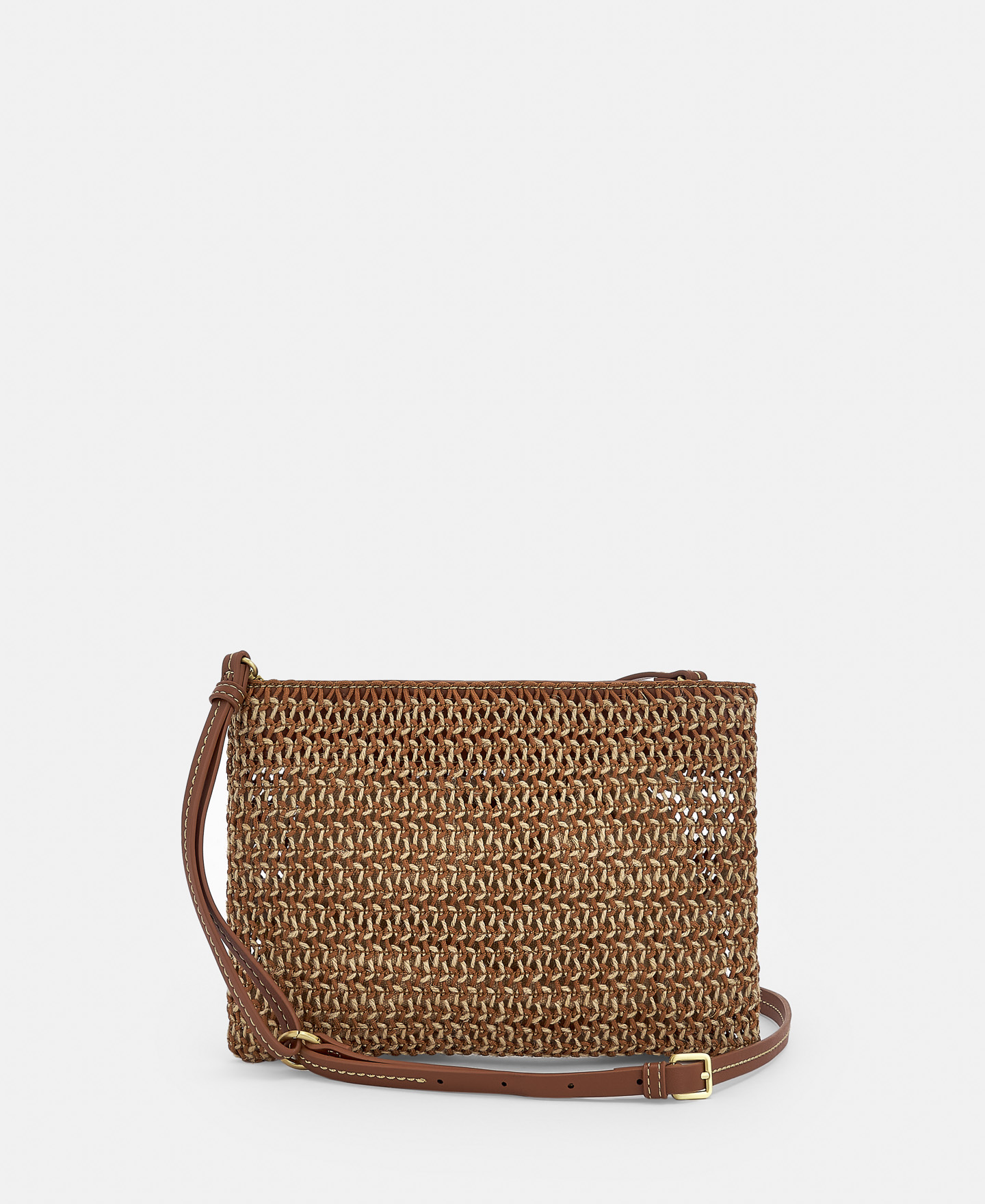 Clutch rafia poliéster reciclado y yute image number 0