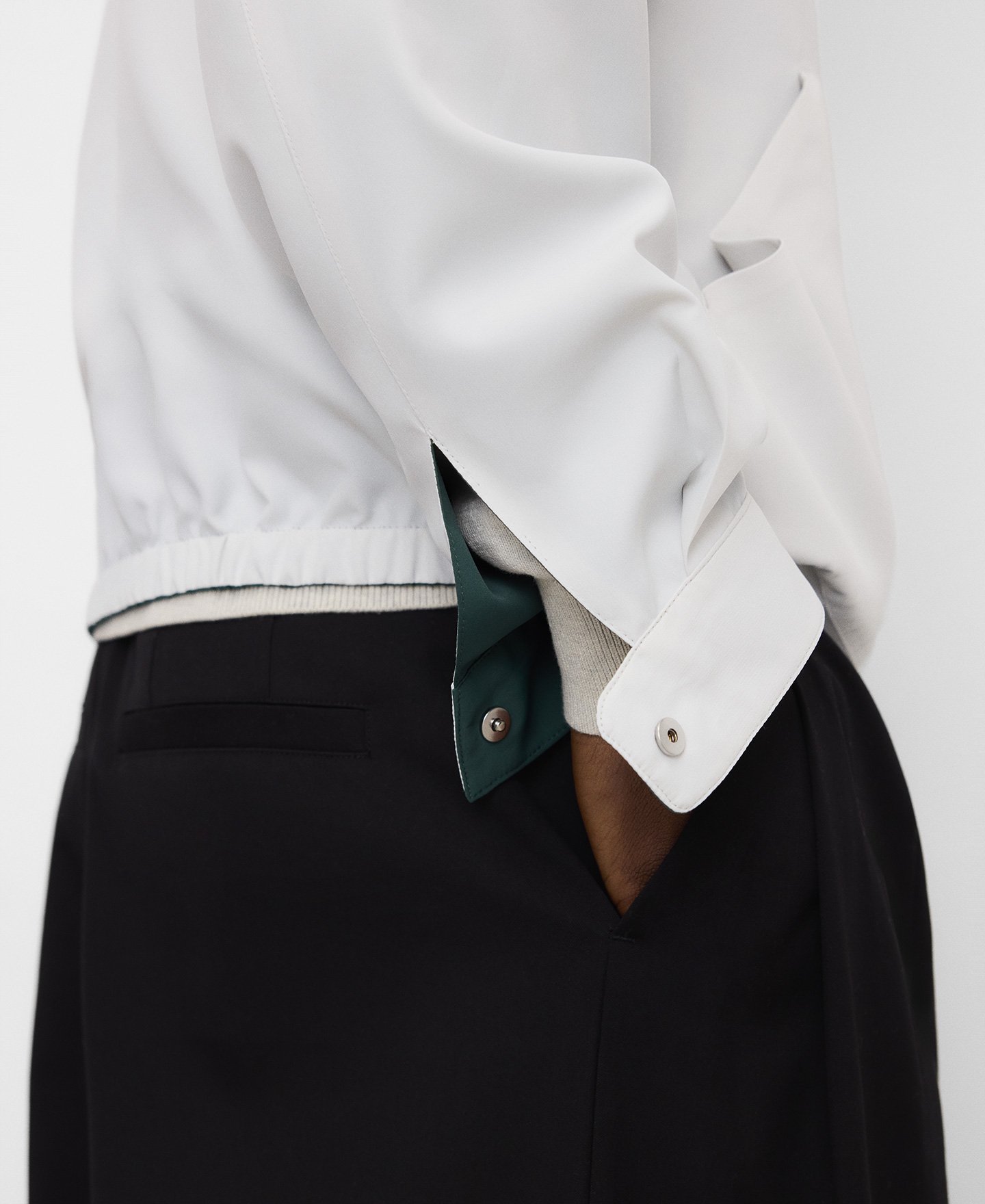 Nylon reversible jacket image number 3