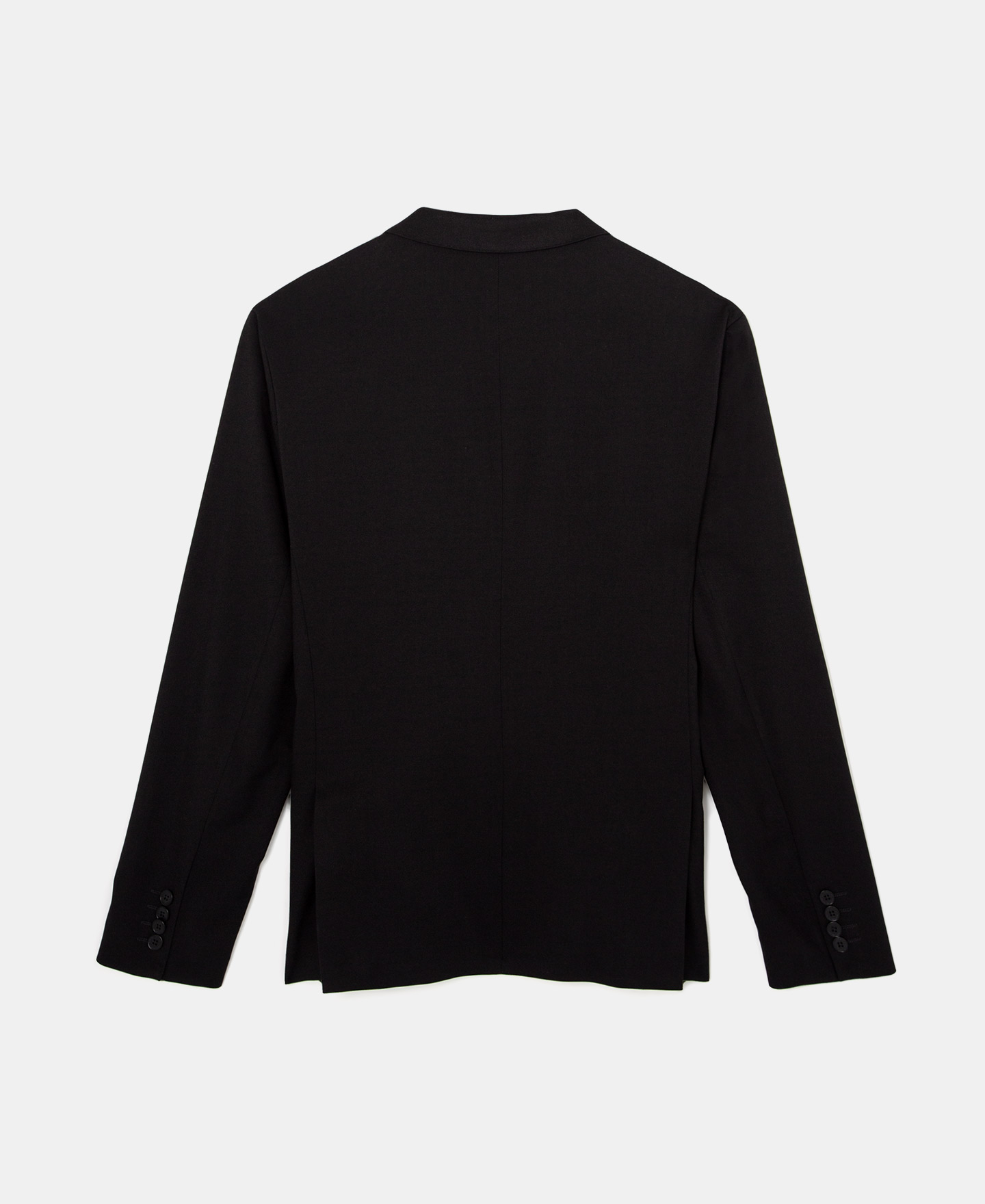 Two button blazer with visible stitching image number 5