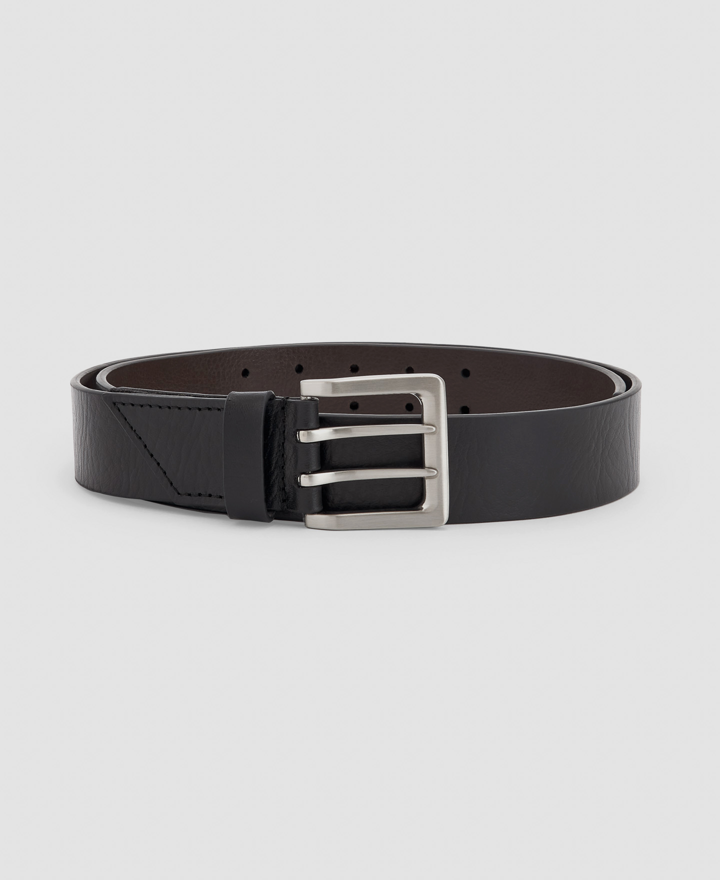 Bicolor belt in cowhide image number 0