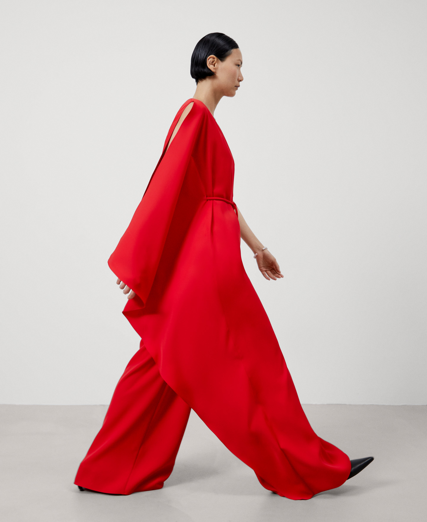 Cocktail asymmetrical jumpsuit image number 4