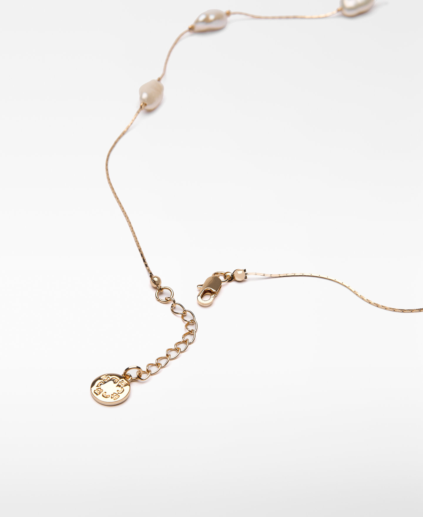 Collar cadena perlas mujer image number 2