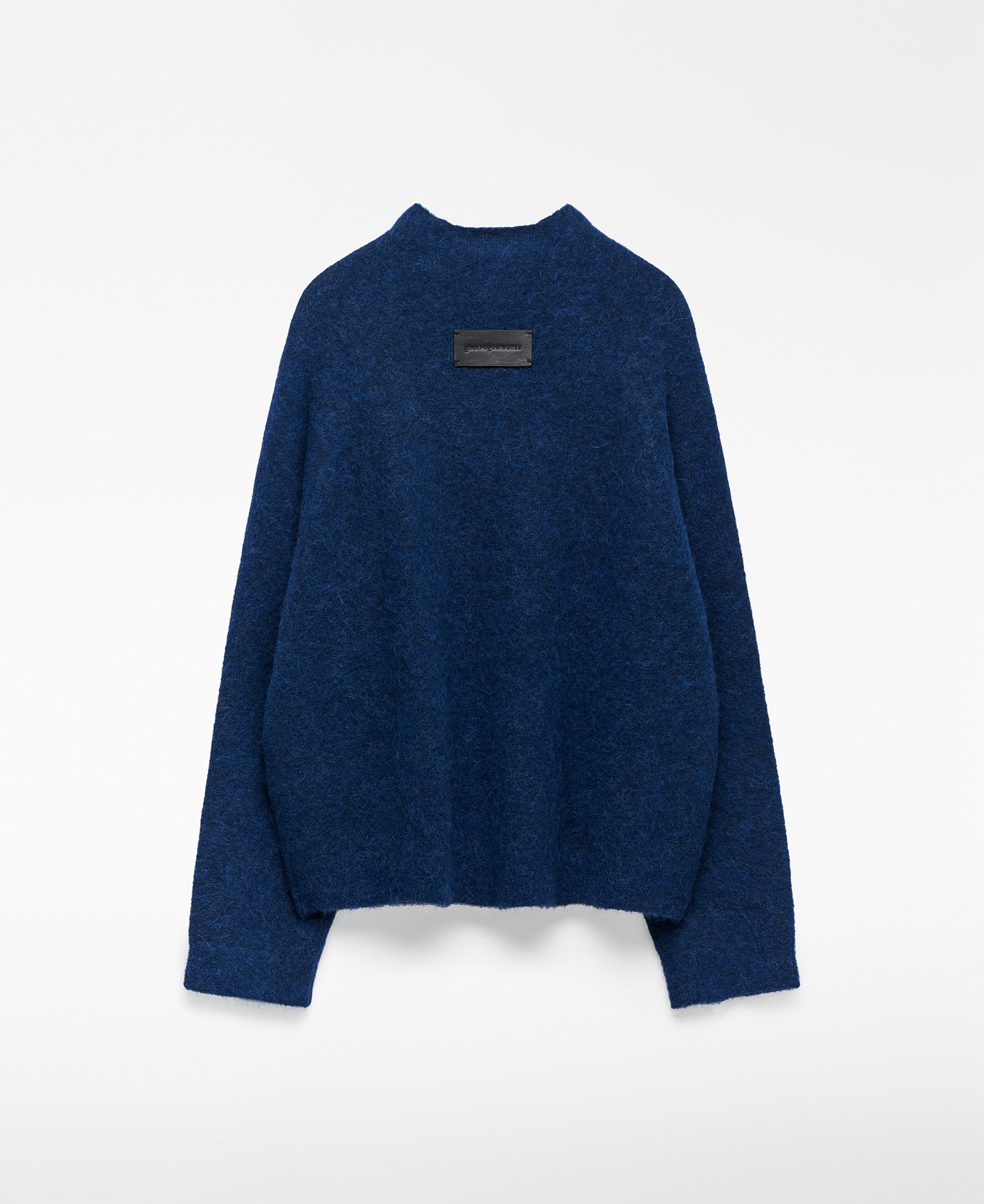 Jersey punto cuello chimenea mujer image number 5