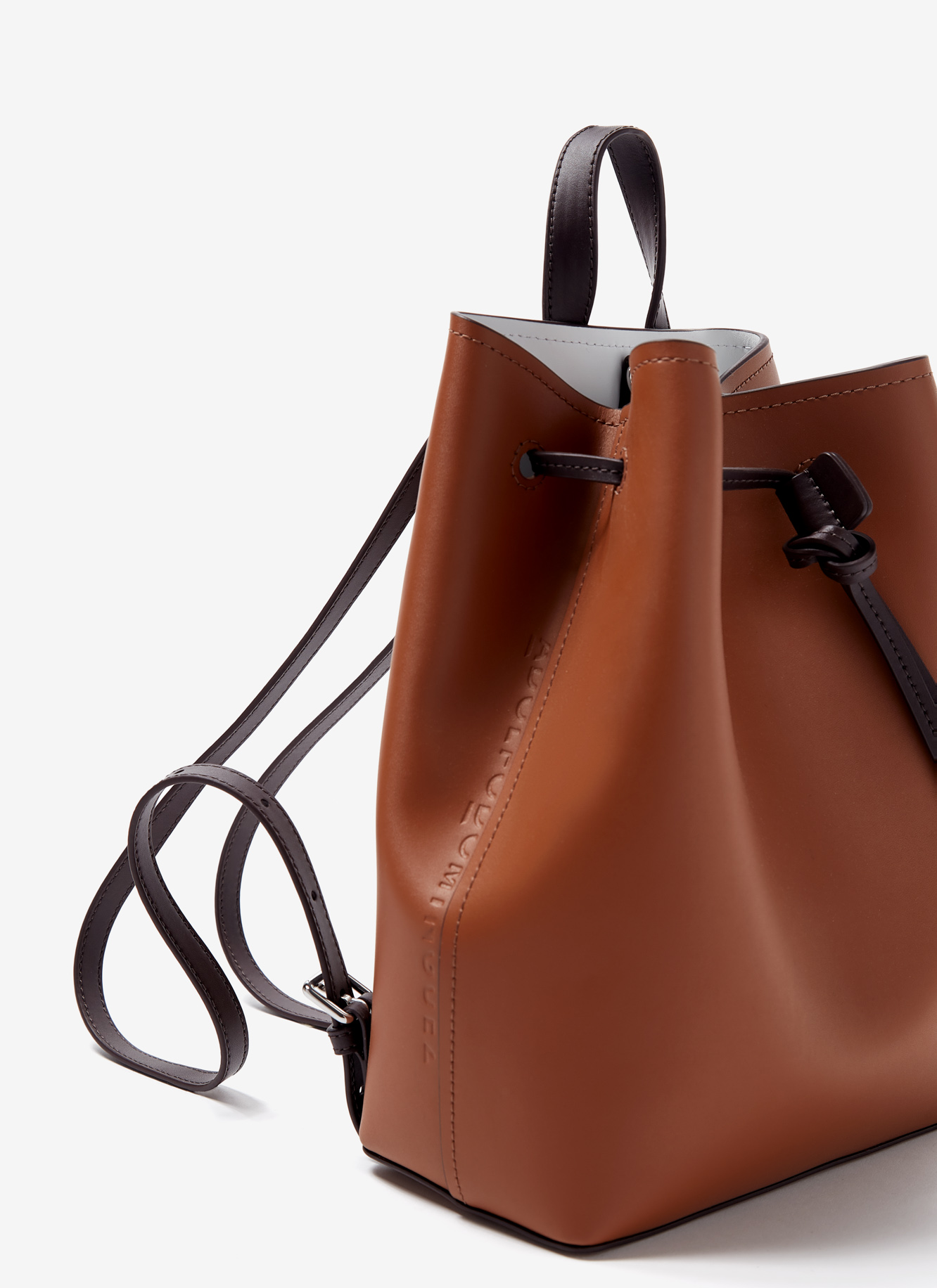 Vachetta leather backpack sack image number 1