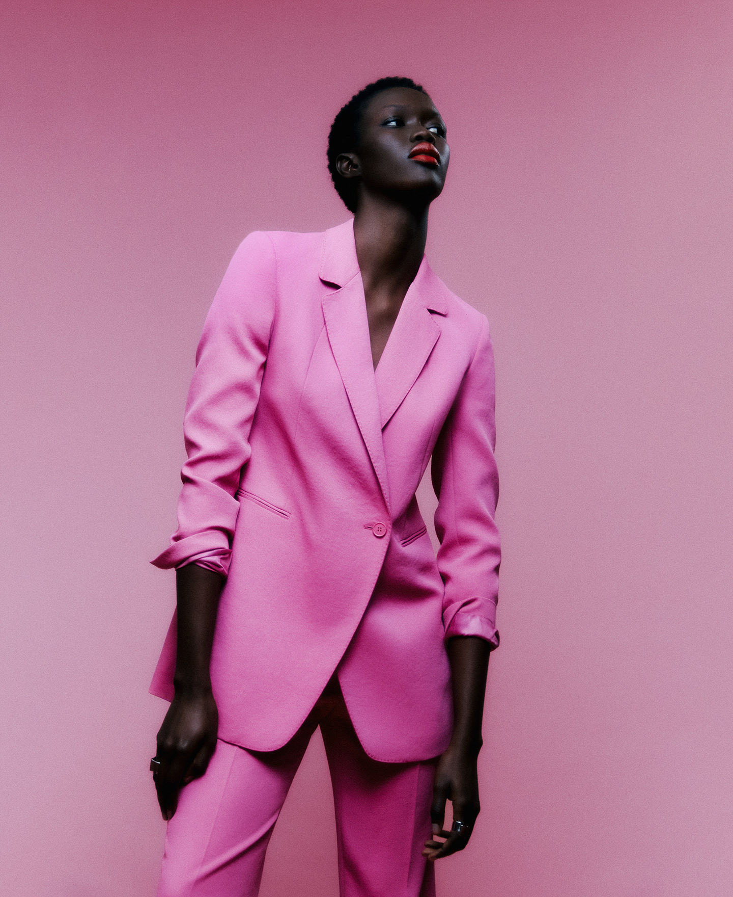 Long fitted blazer image number 0