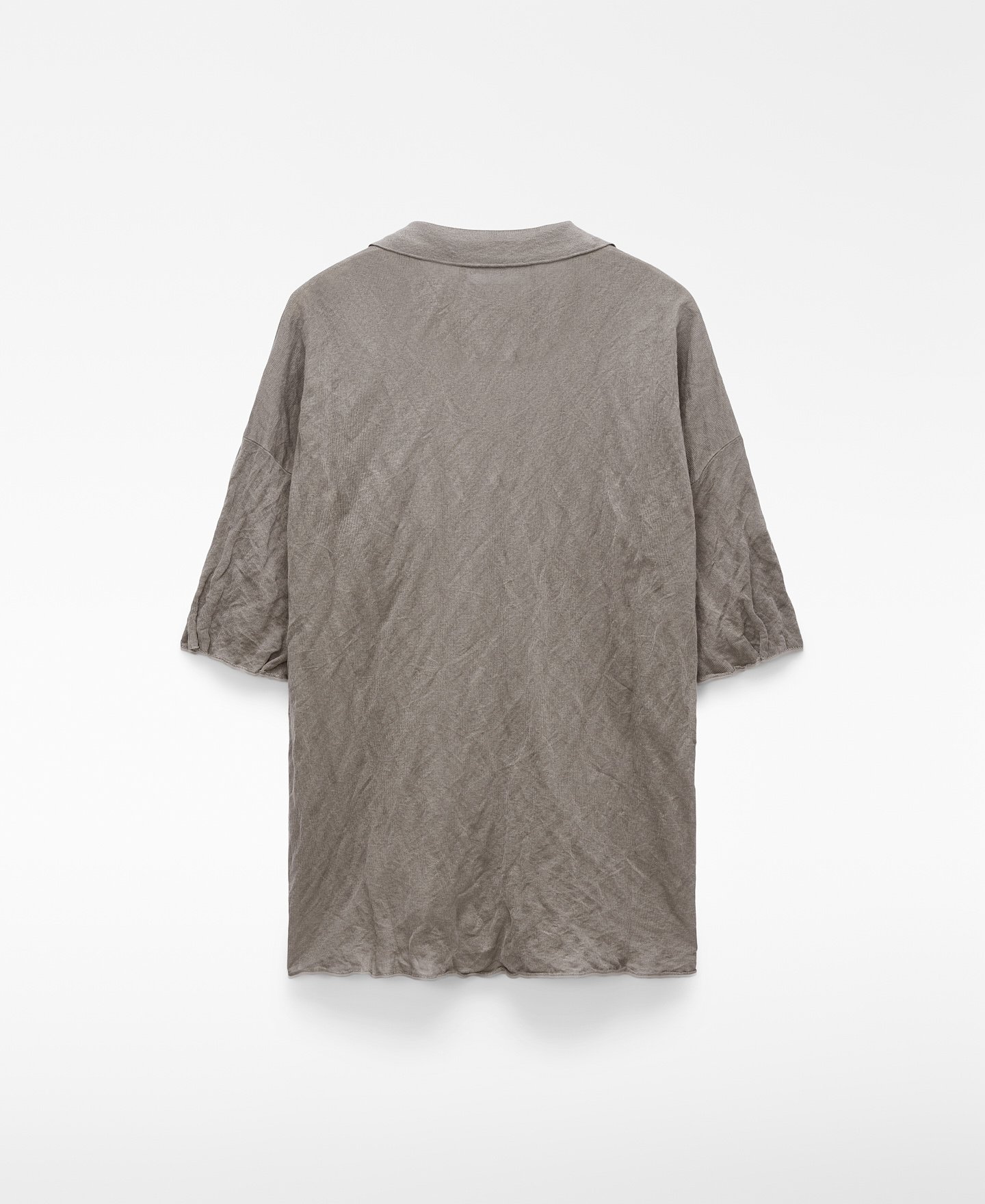 Polo efecto arrugado punto image number 5