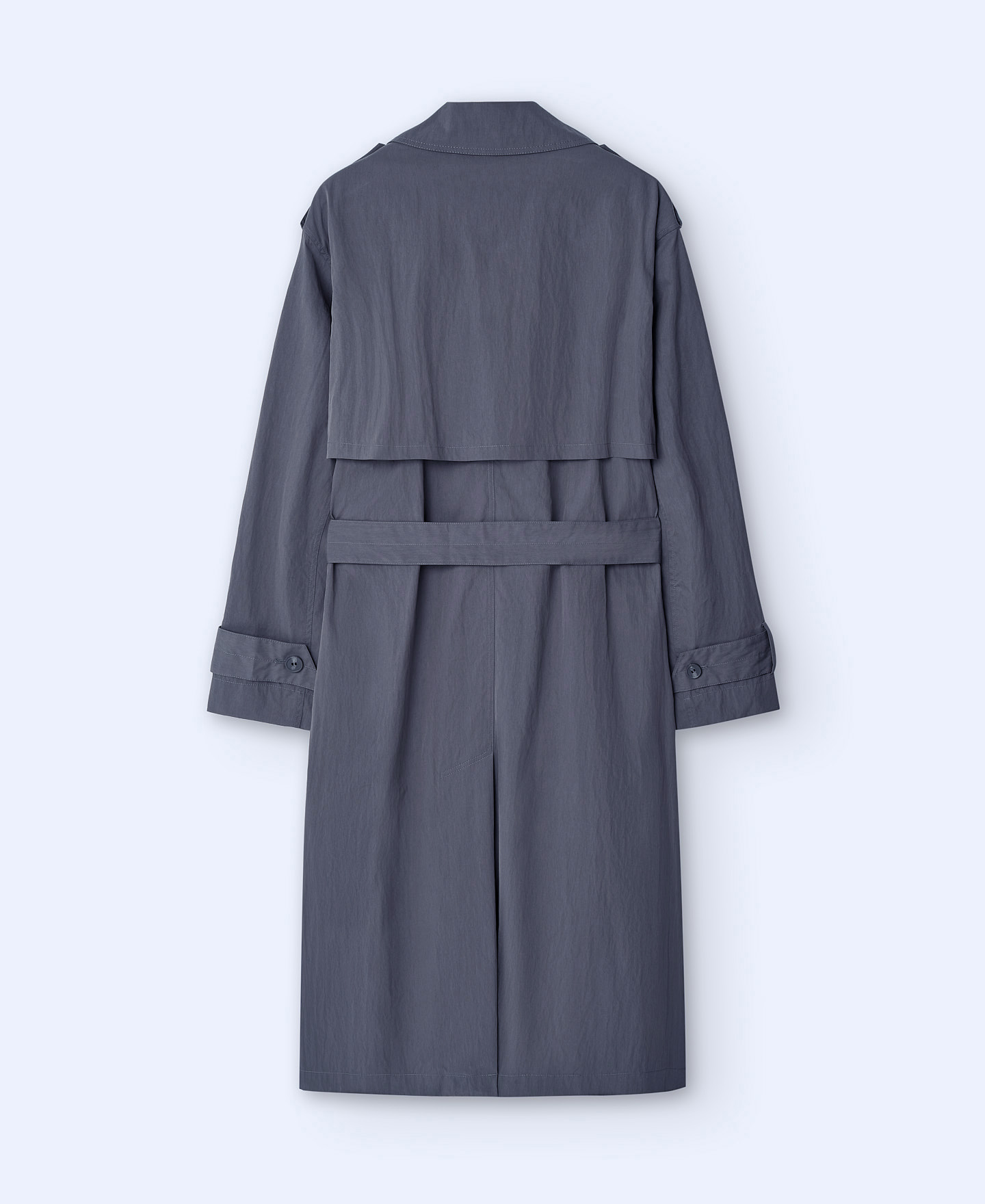 Epaulette Double Breasted Trench Coat image number 7