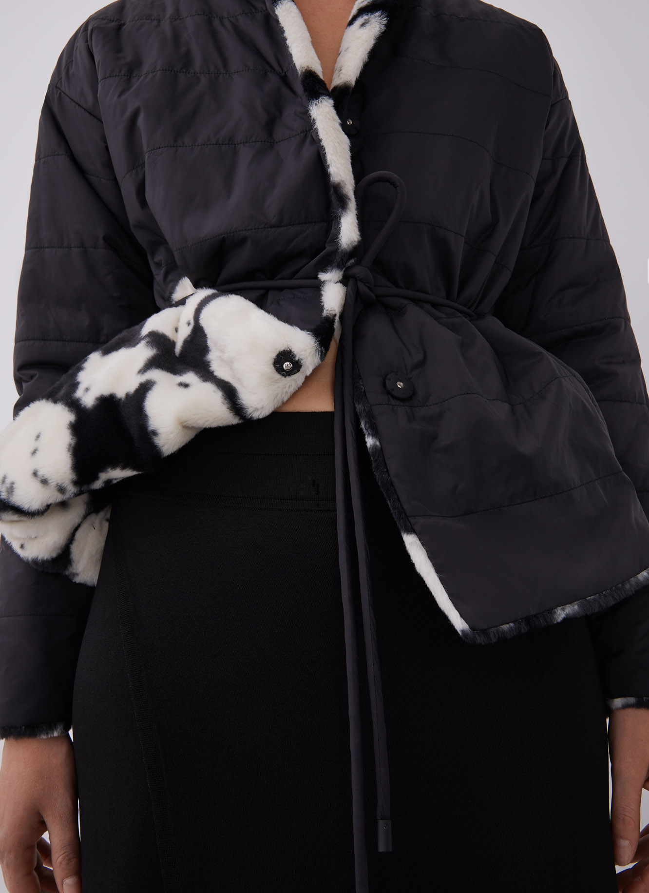 Anorak envolvente reversible image number 2