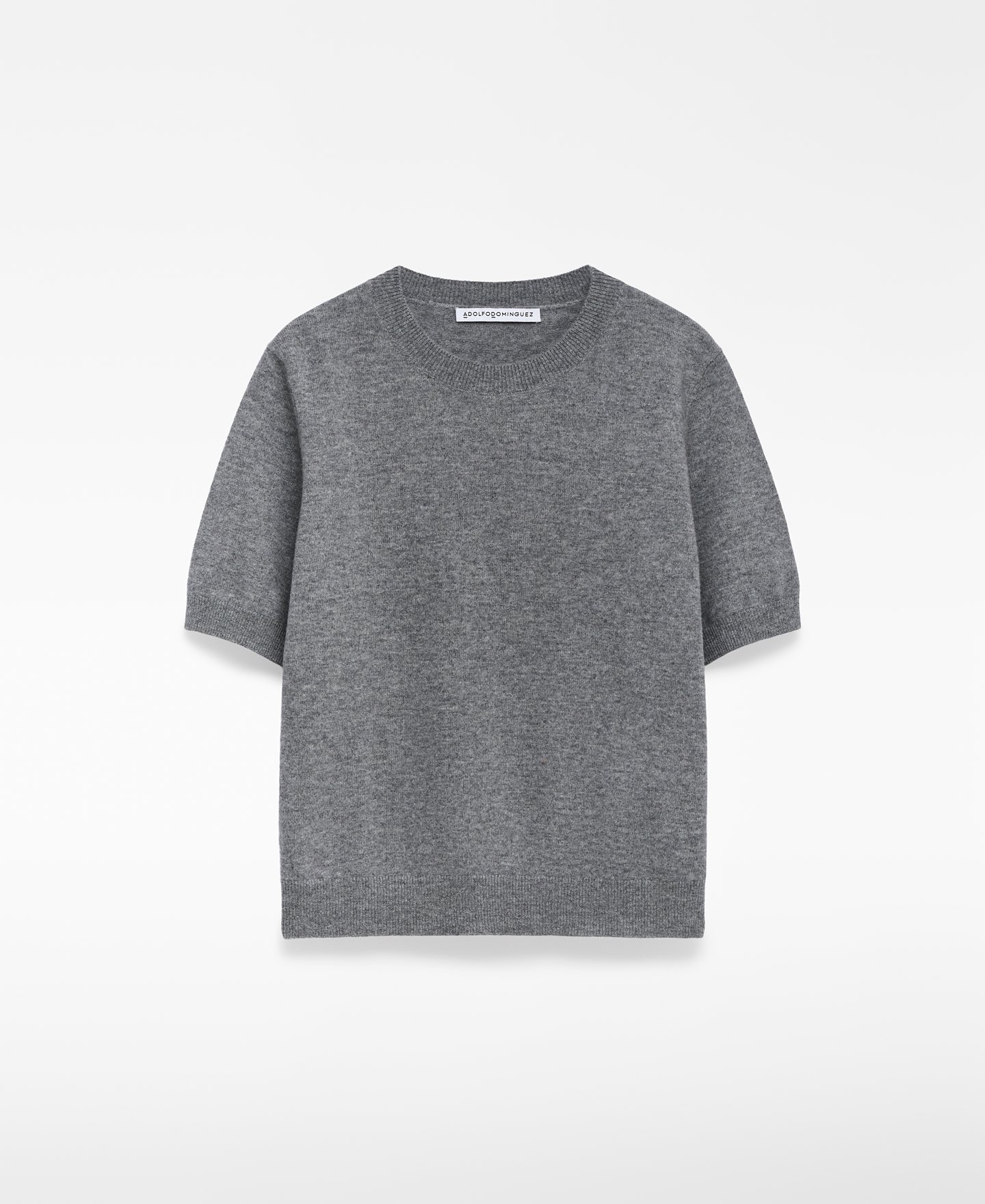 Wool short sleeve sweater woman image number 0