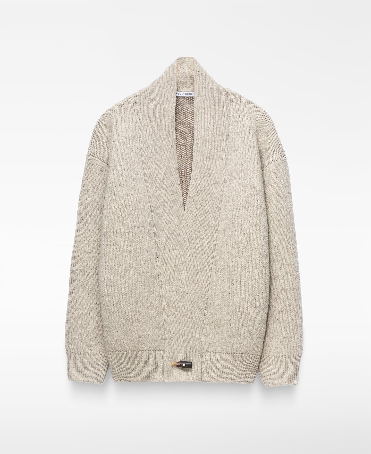 Cardigan aus spanischer Wolle mit Schalkragen image number 0