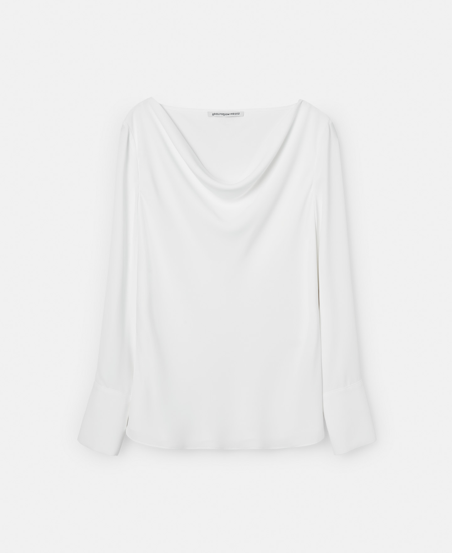 Blusa cuello drapeado image number 4
