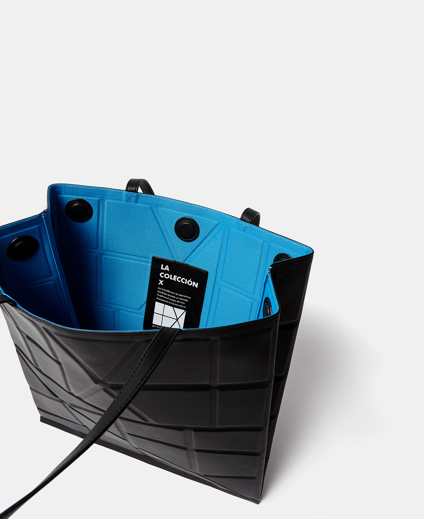 Mini crossbody bag with geometric lines image number 2