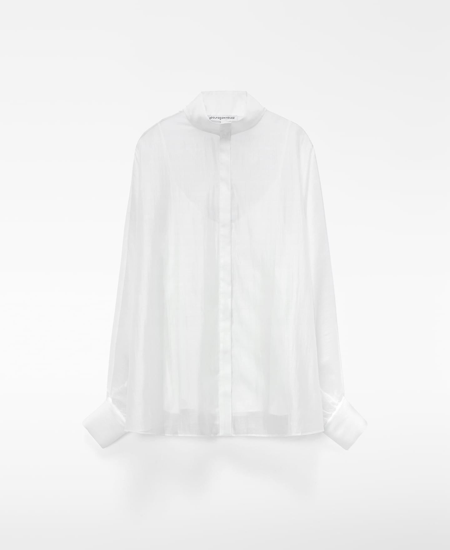 Oversize semi sheer shirt image number 6