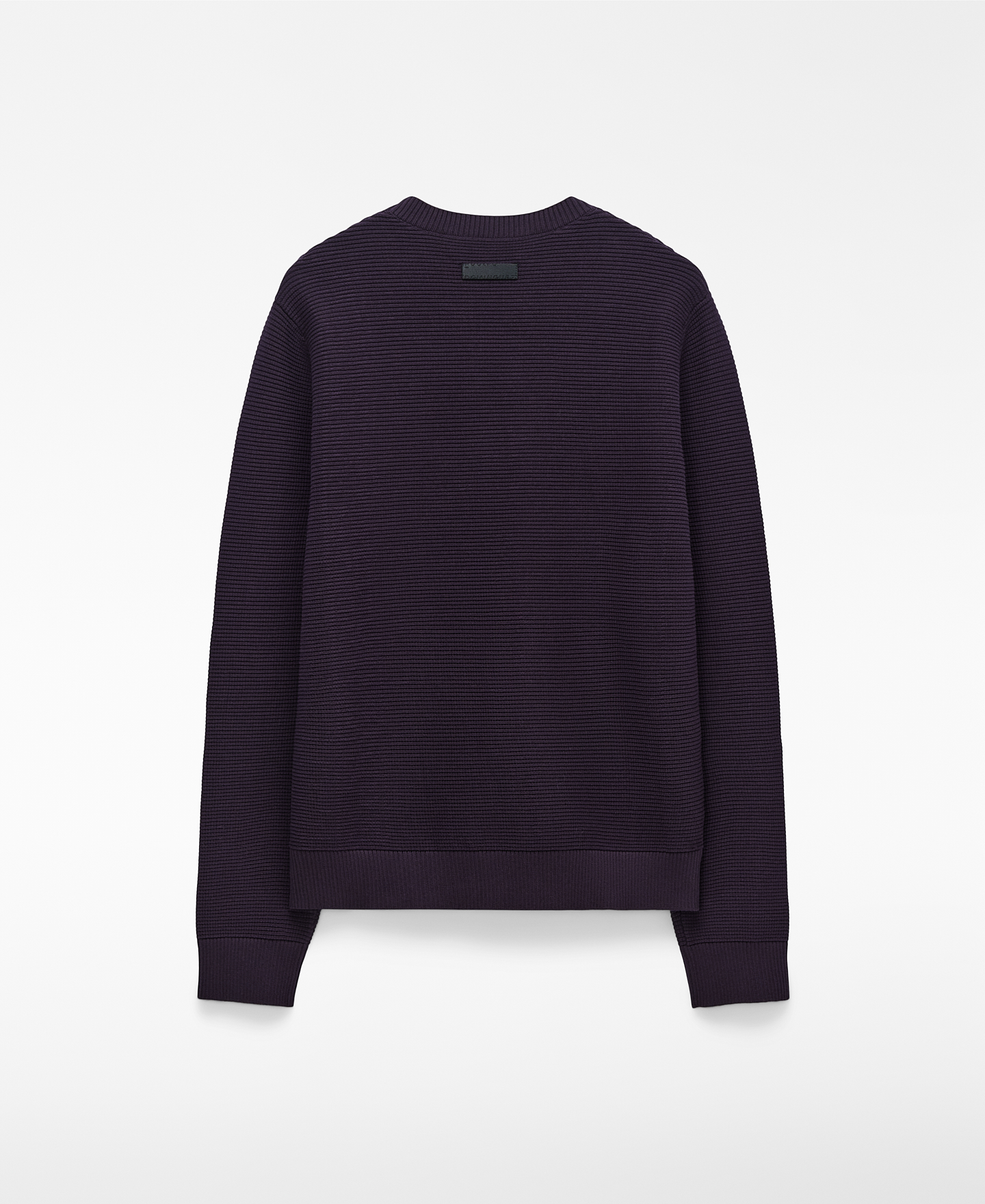 Striped textured knit sweater man image number 5