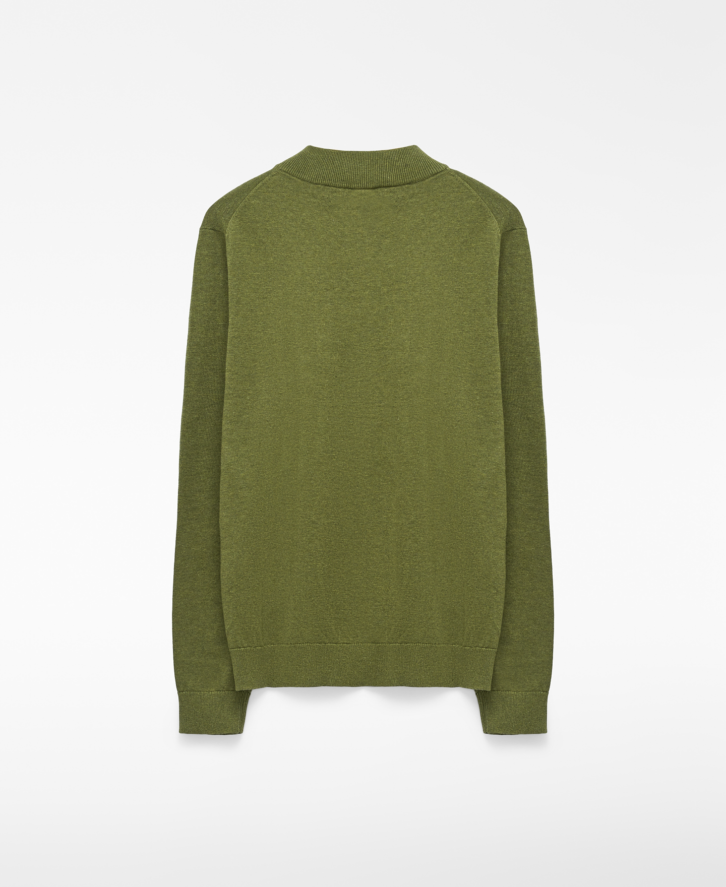 Organic cotton quarter zip sweater image number 5