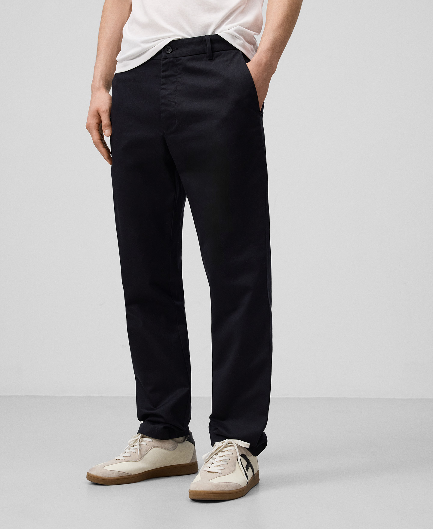 Regular fit chino trousers man image number 0