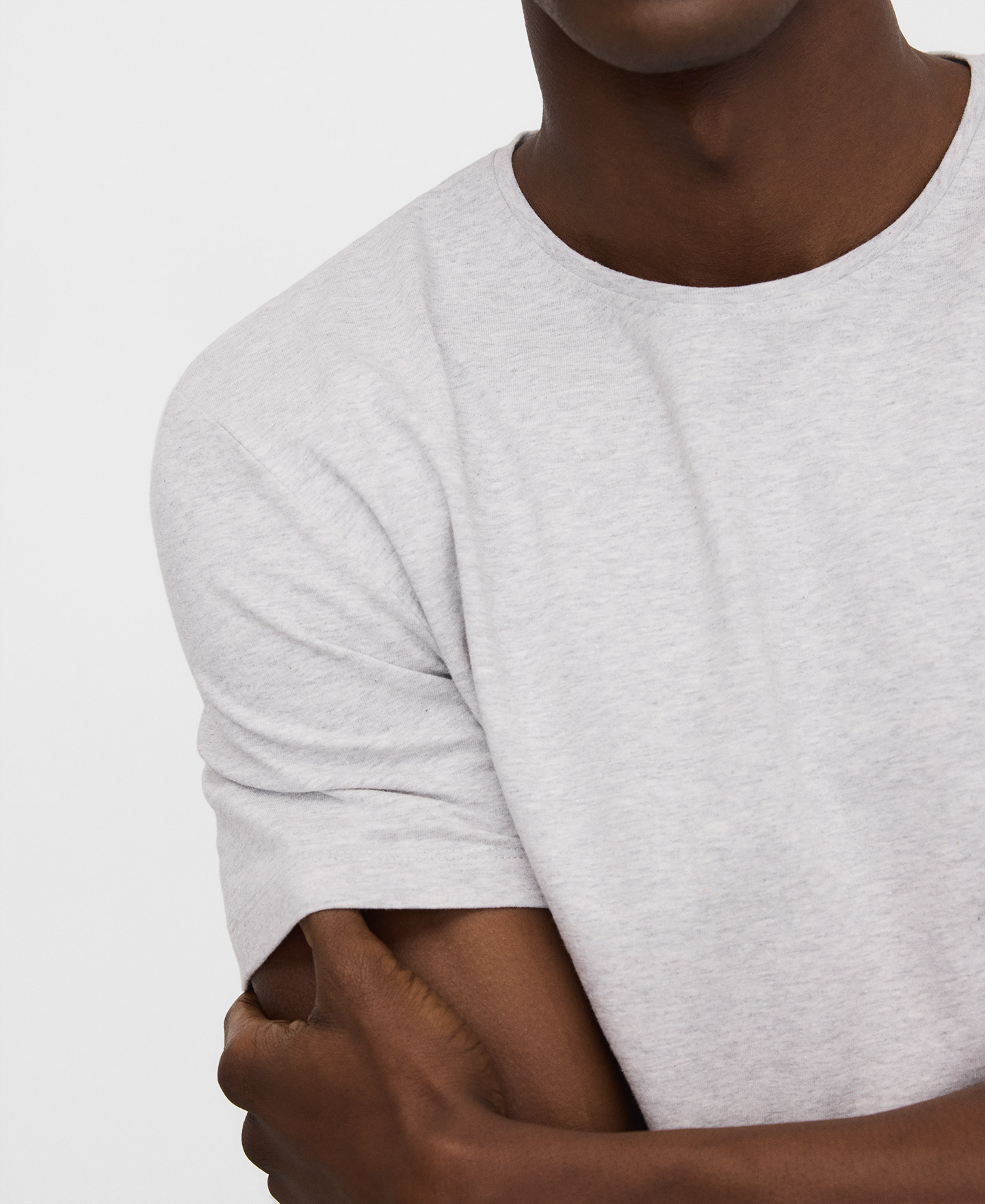 Cotton slim fit T-shirt image number 3