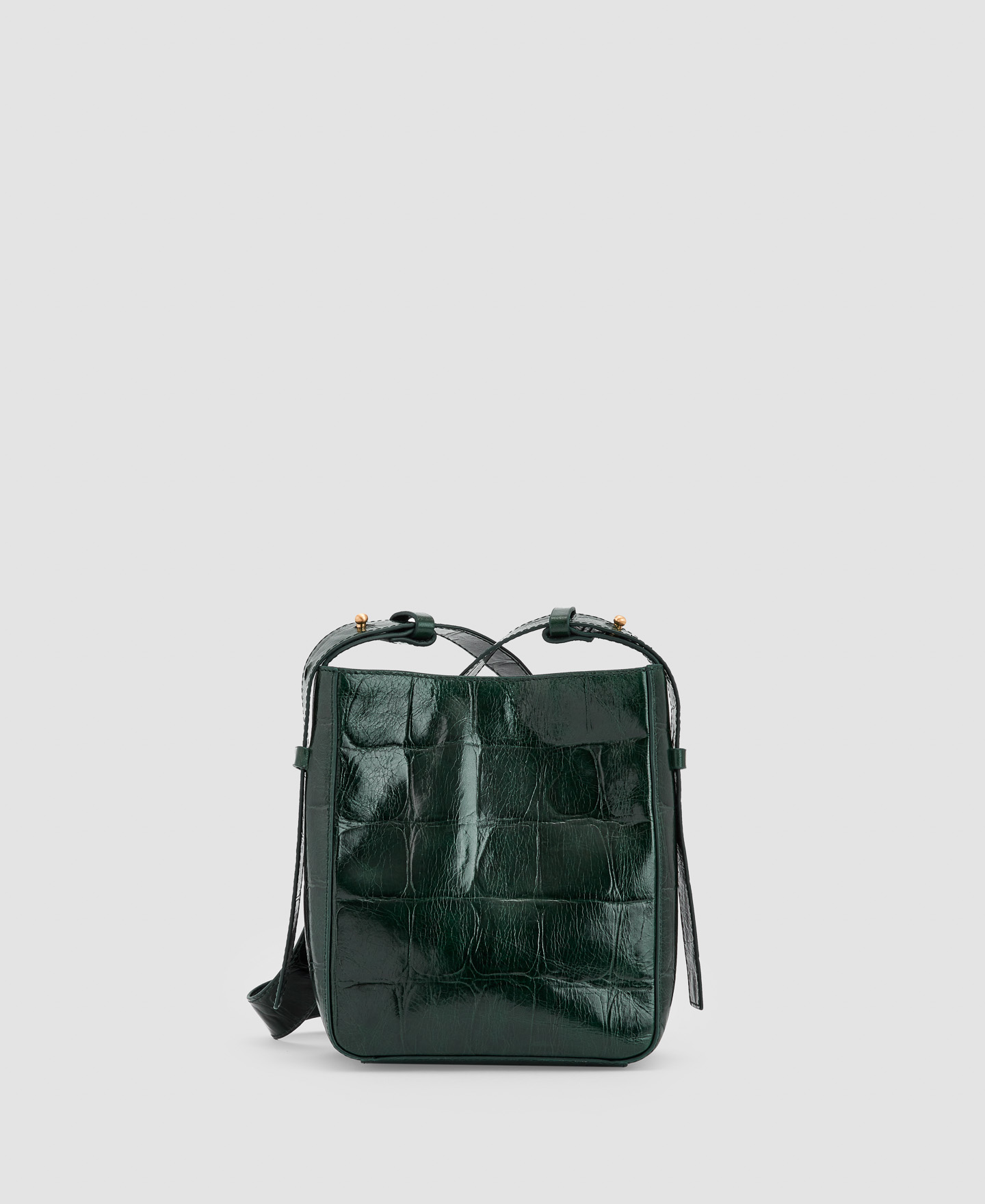 Leather bucket bag image number 1