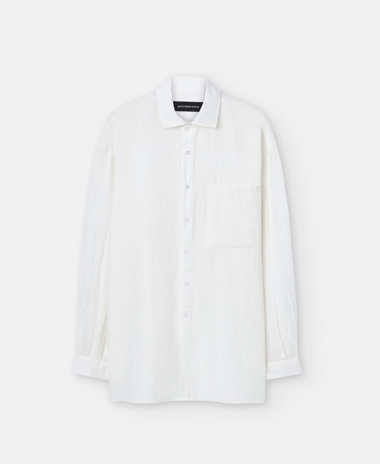 Oversize linen shirt image number 4
